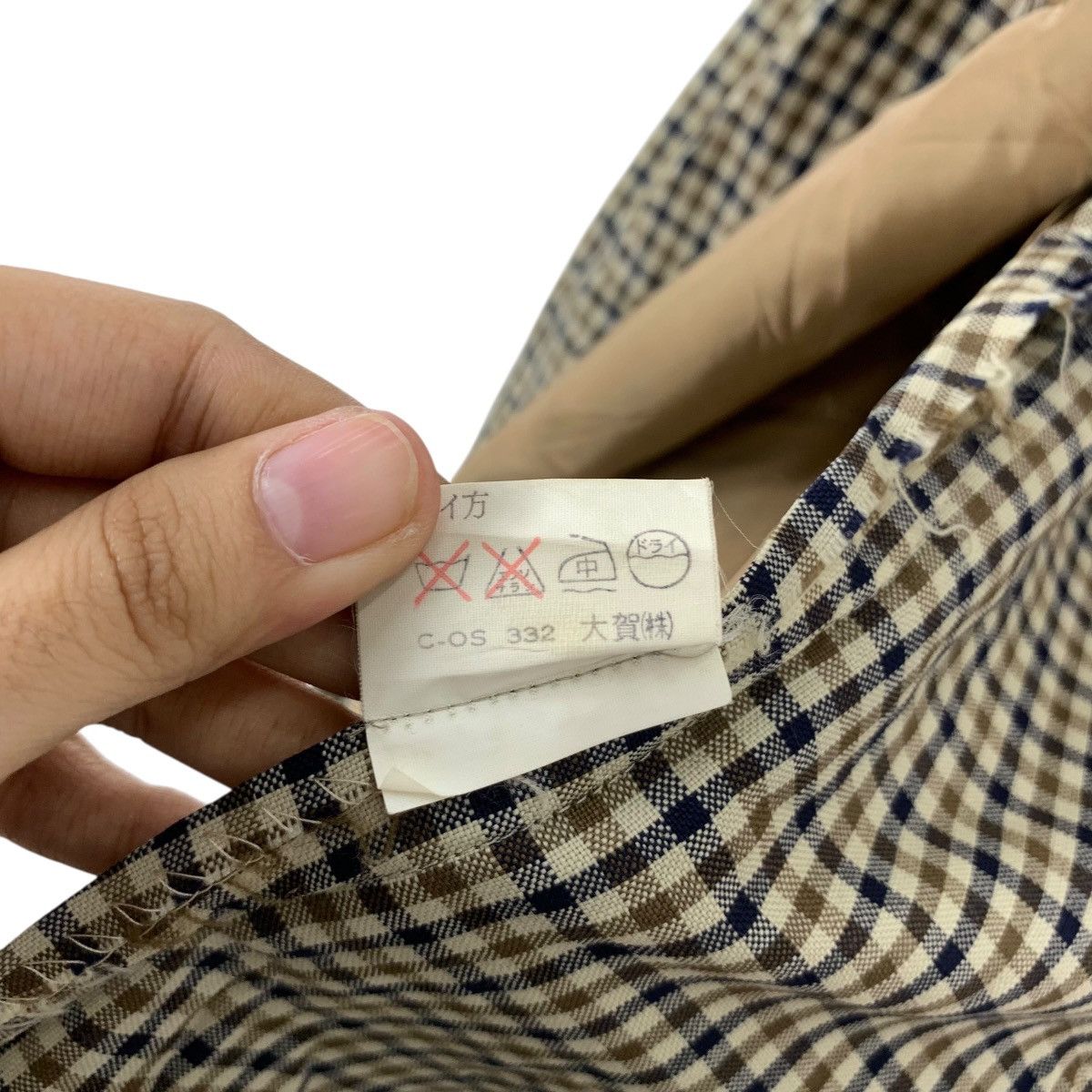 Aquascutum Vintage AQUASCUTUM LONDON Nova Checks Pattern Blazer Jacket Size S / US 4 / IT 40 - 13 Thumbnail