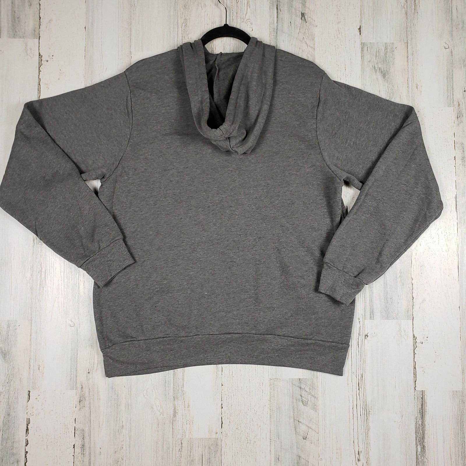 Other NWOT Bella + Canvas Grey Fleece Pullover Hoodie Large Size L / US 10 / IT 46 - 9 Thumbnail