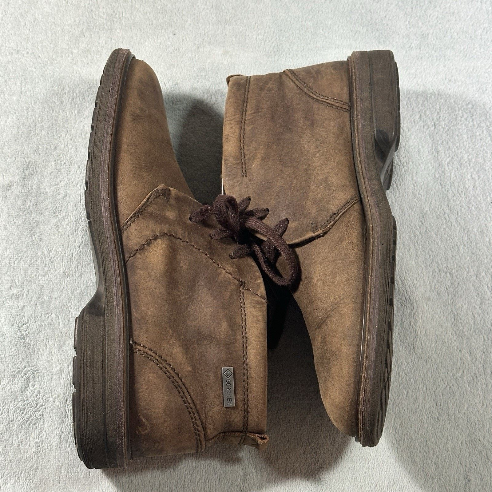 Ecco ECCO Boots Mens 7 Leather Turn GoreTex GTX Lace Ankle Chukka Size US 7 / EU 40 - 1 Thumbnail