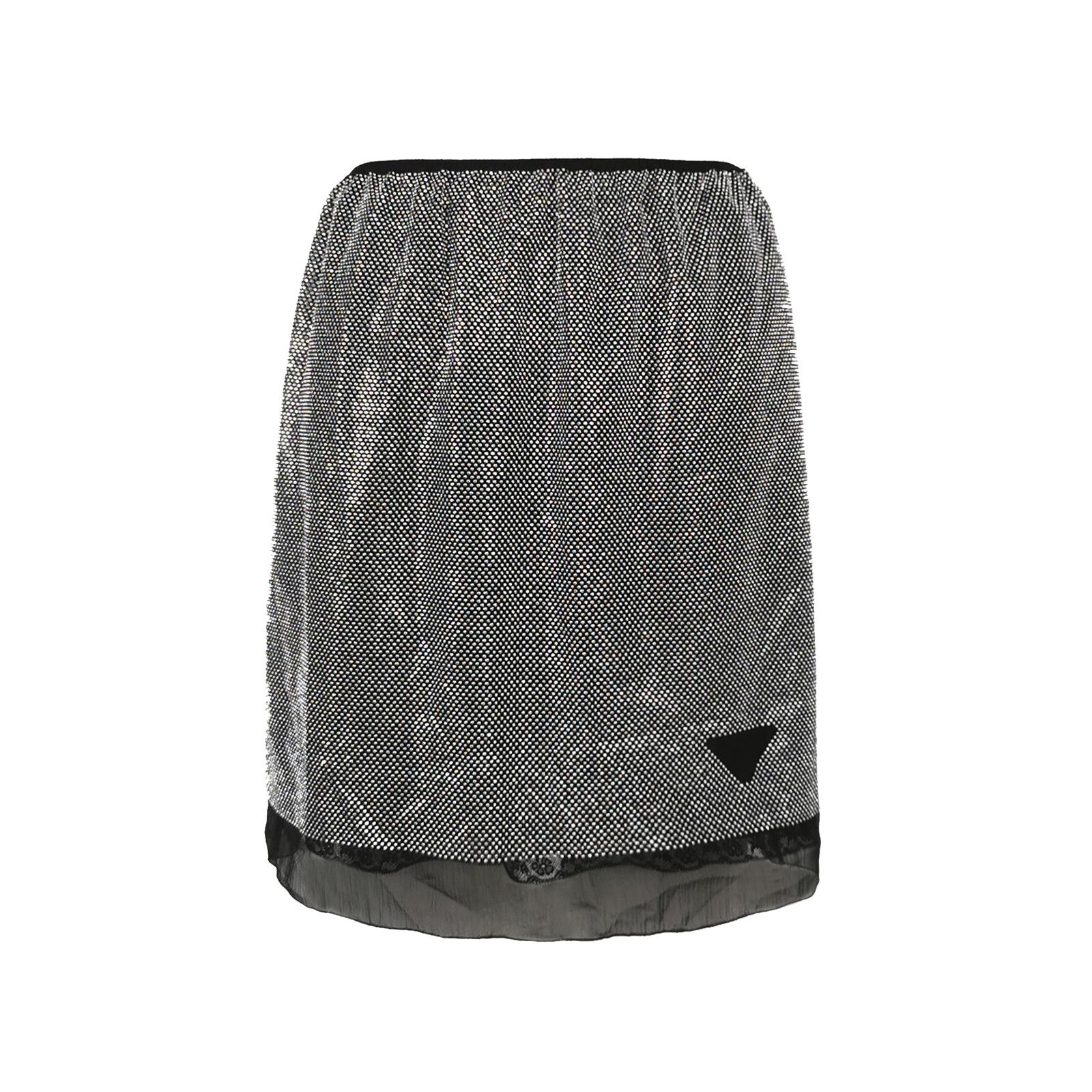 Prada Prada Silver Sequin Mini Skirt Size 38 Size 26" / US 2 / IT 38 - 1 Thumbnail