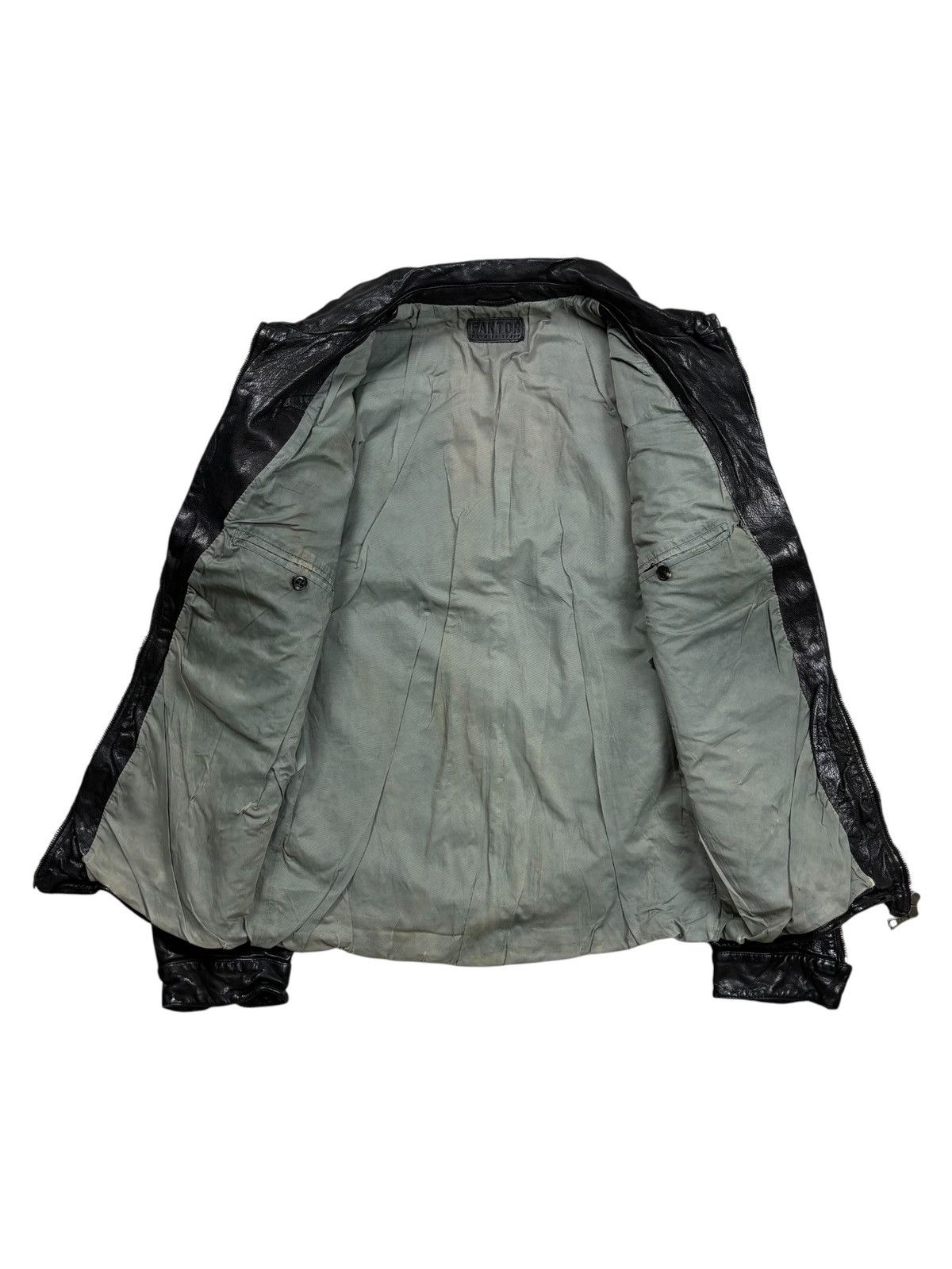 BUFFALO BOBS 2000s Faktor - Riri Zips Vkei Style Rider Leather Jacket Size US M / EU 48-50 / 2 - 2 Thumbnail