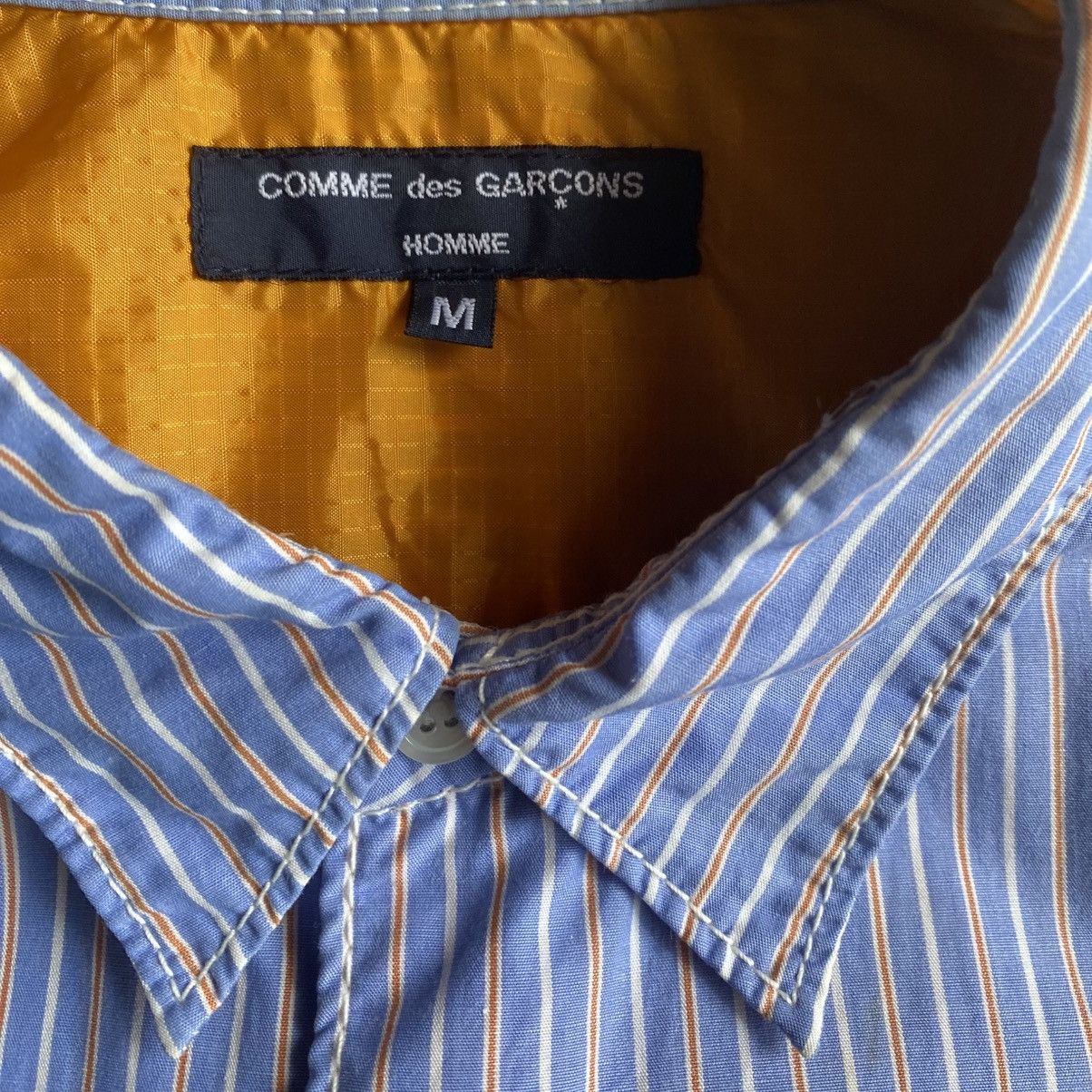 Comme des Garcons CDH Homme Stripped Kangaroo Pocket Shirt Jacket Size US M / EU 48-50 / 2 - 3 Thumbnail