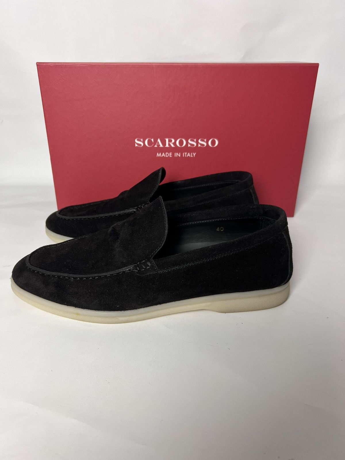 Scarosso EU40 Scarosso Ludvicolo Black Yatch Loafers US7.5 Slip On Size US 7.5 / EU 40-41 - 3 Thumbnail