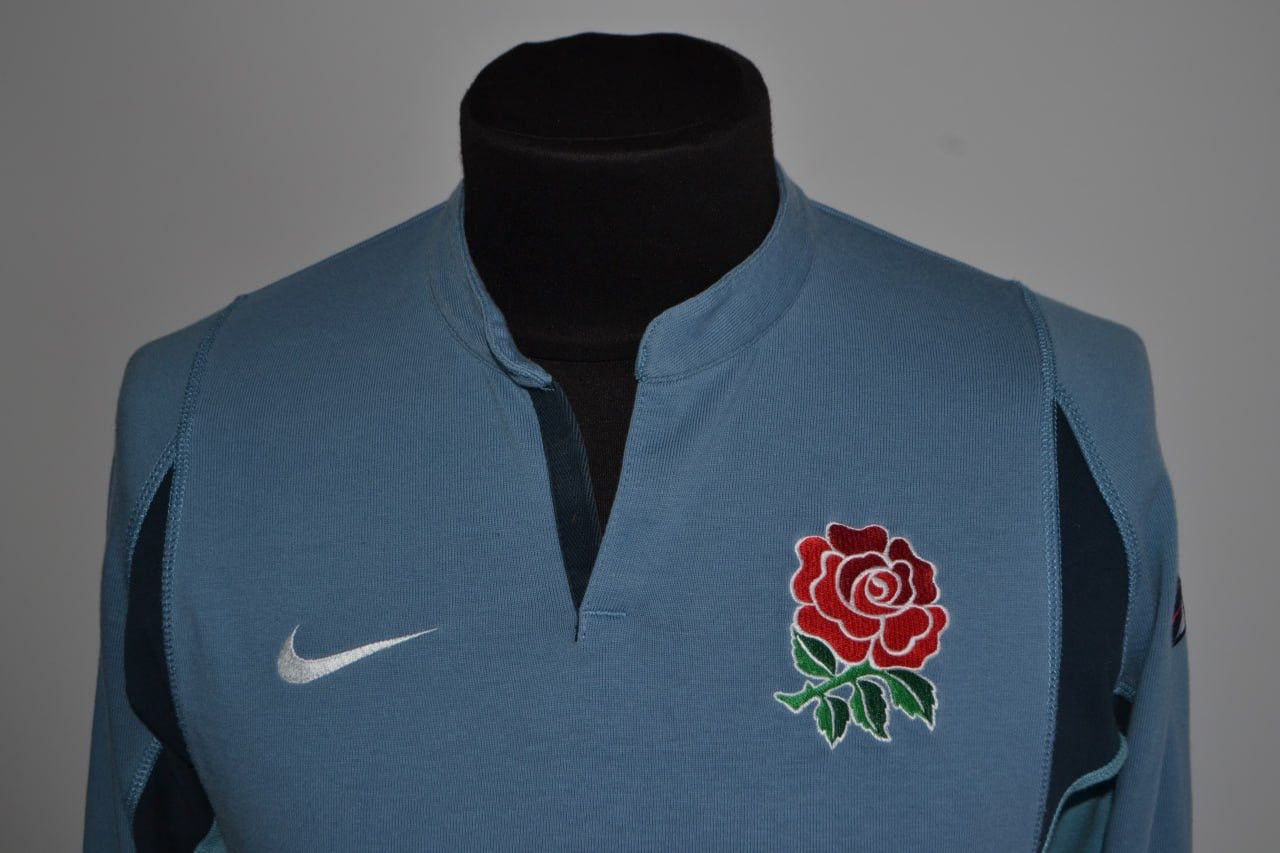 Nike × Vintage LONG SLEEVE NIKE RUGBY UNION ENGLAND SHIRT JERSEY PURPLE Size US S / EU 44-46 / 1 - 2 Thumbnail
