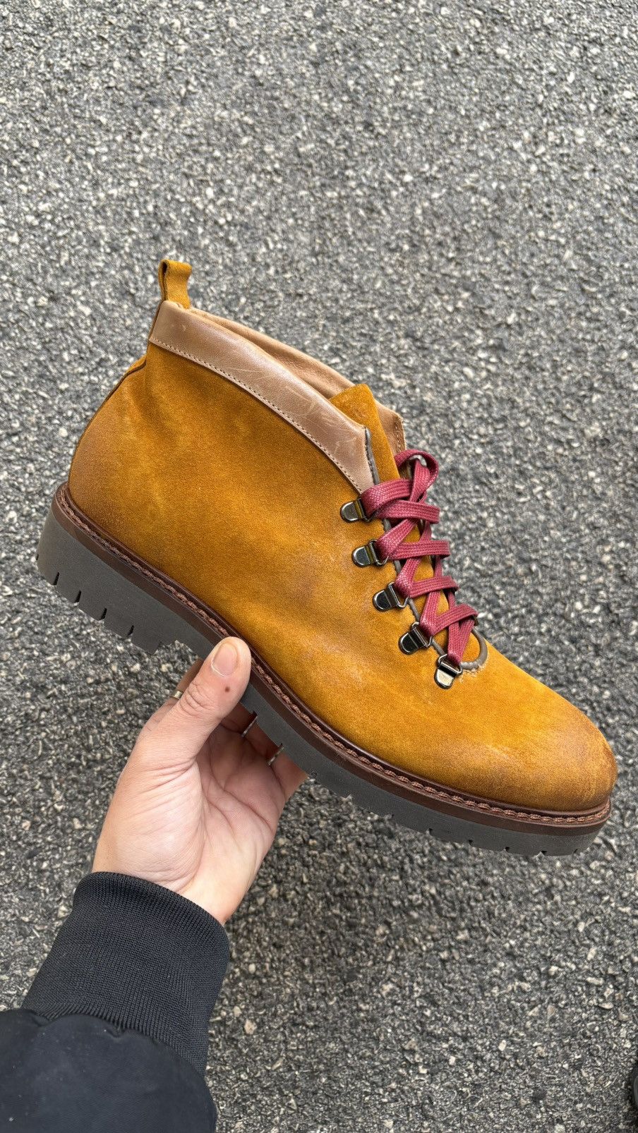 Other Ankle Boots Handmade in Italy - Luxury Ochre Leather Lining Size US 9.5 / EU 42-43 - 1 Thumbnail