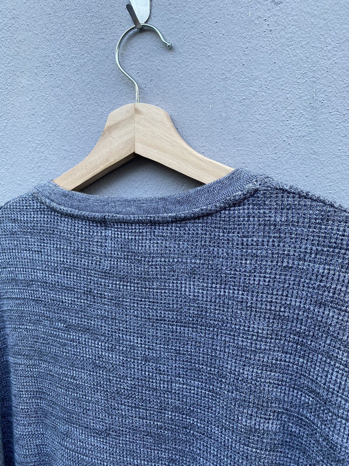 Mackintosh Mackintosh Philosophy Sandy Gray Waffle Heavy Cotton LS Size US M / EU 48-50 / 2 - 10 Thumbnail