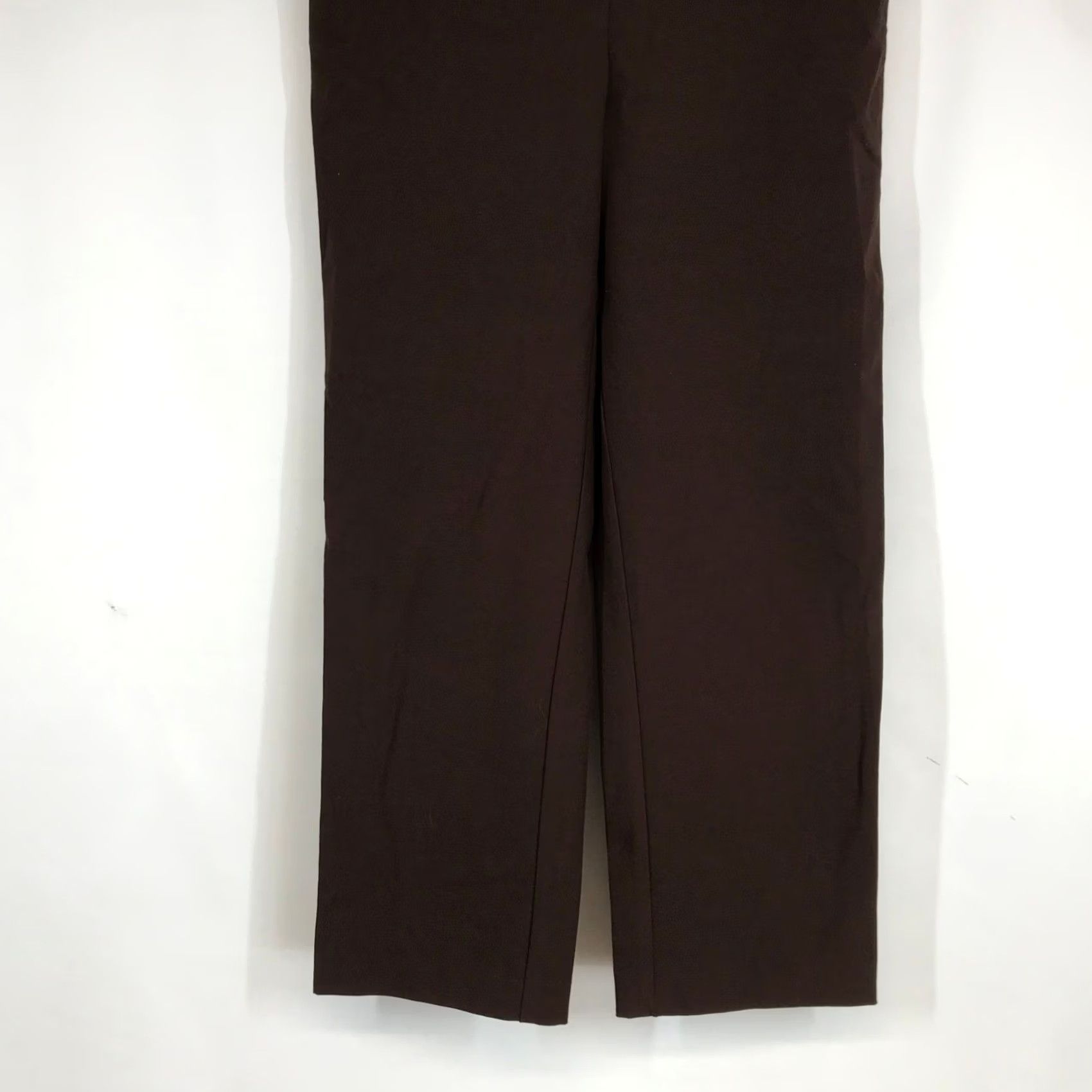 Vintage St John Sport by Marie Gray Espresso Brown Straight Leg Trousers Size 2 Size 26" / US 2 / IT 38 - 3 Thumbnail