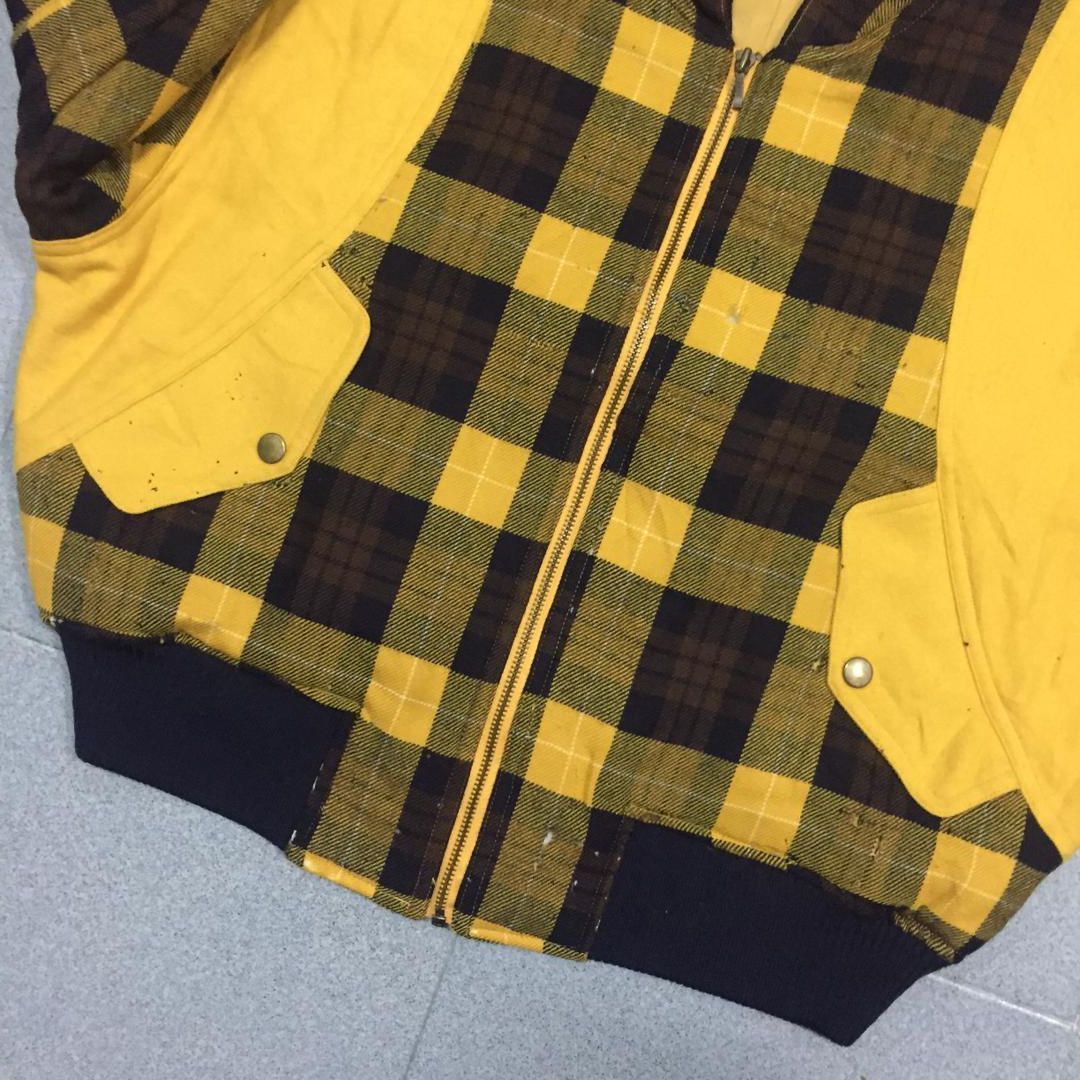 Lancel × Vintage Distressed Vintage Wool Plaid Nova Jacket Lancel Paris Size M / US 6-8 / IT 42-44 - 3 Thumbnail