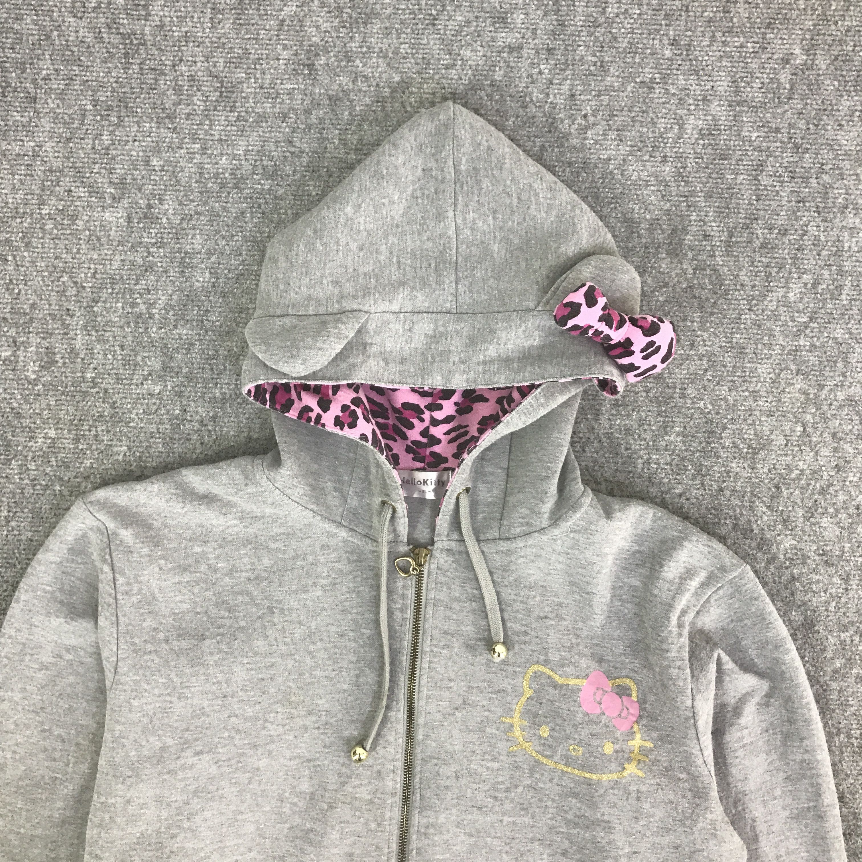 Japanese Brand HELLO KITTY HOODIE SWEATER JACKET K127B2 Size L / US 10 / IT 46 - 3 Thumbnail