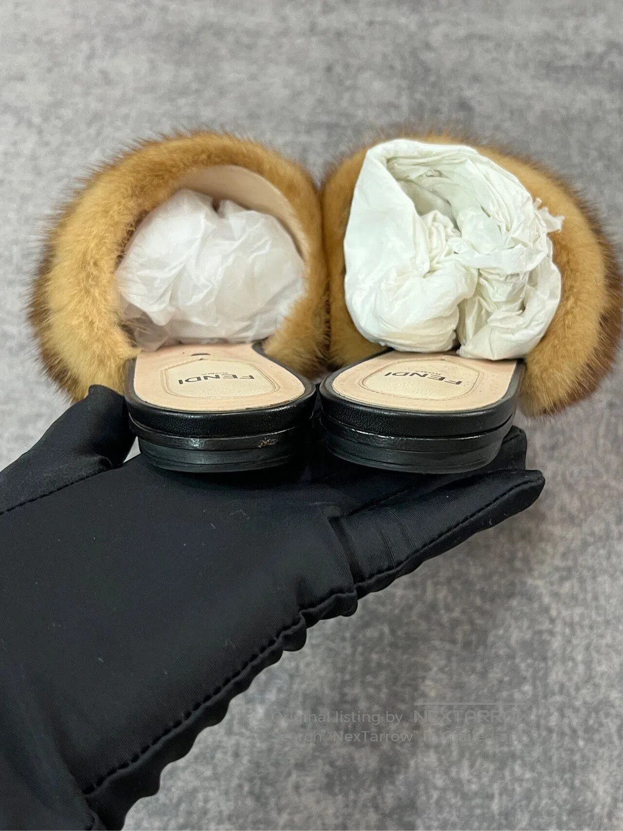 Fendi FENDI Fur Slippers| Size US 6 / IT 36 - 5 Thumbnail