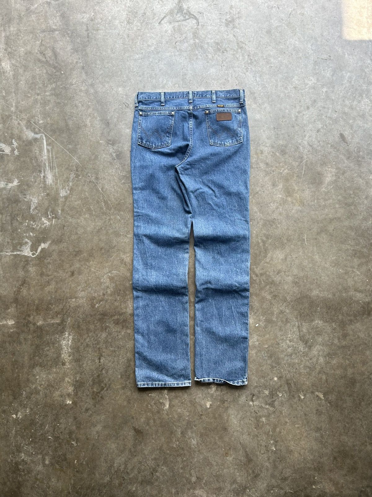 Carhartt × Levi's × Wrangler Vintage 90s/Y2K Wrangler Blue Jeans Size US 34 / EU 50 - 2 Thumbnail