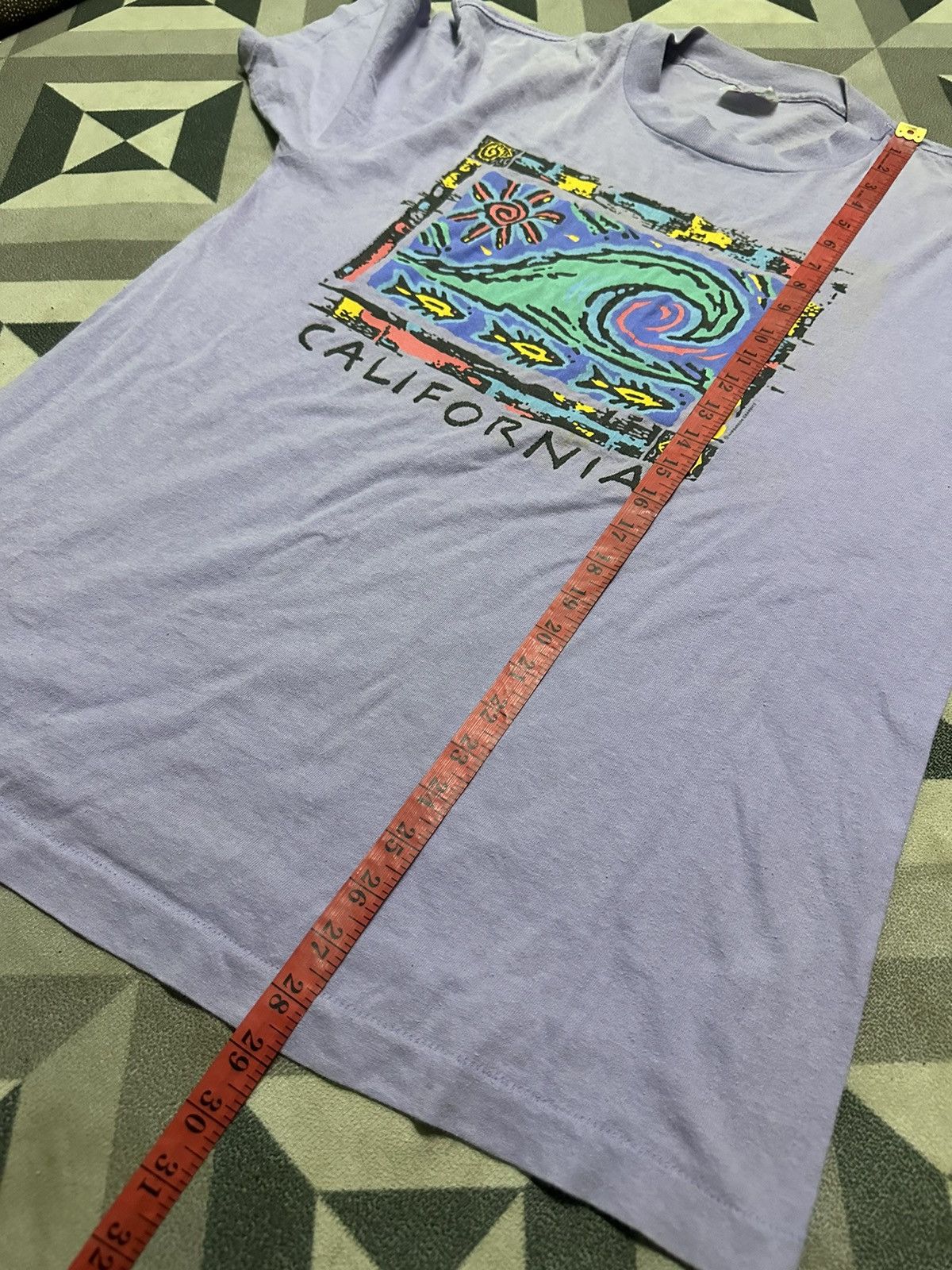 Vintage Vintage 80s California surf printed tee Size US L / EU 52-54 / 3 - 8 Thumbnail