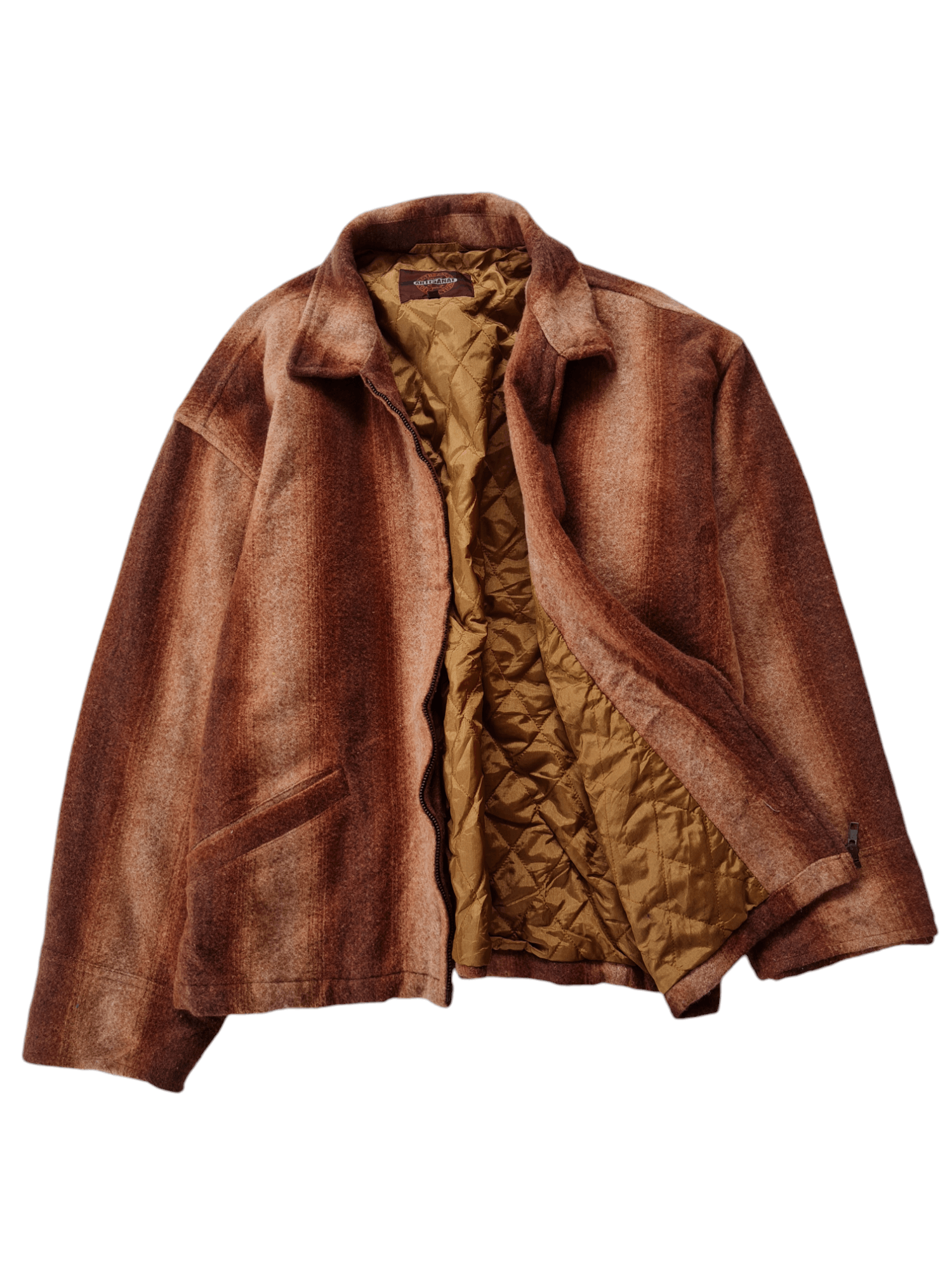 Japanese Brand × Vintage Vintage Mens Wool Jacket Artisanat Size US L / EU 52-54 / 3 - 1 Thumbnail
