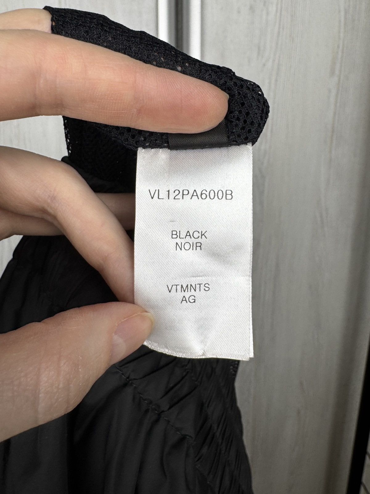VTMNTS VTMNTS Black Barcode Print Joggers Nylon Size US 34 / EU 50 - 13 Thumbnail