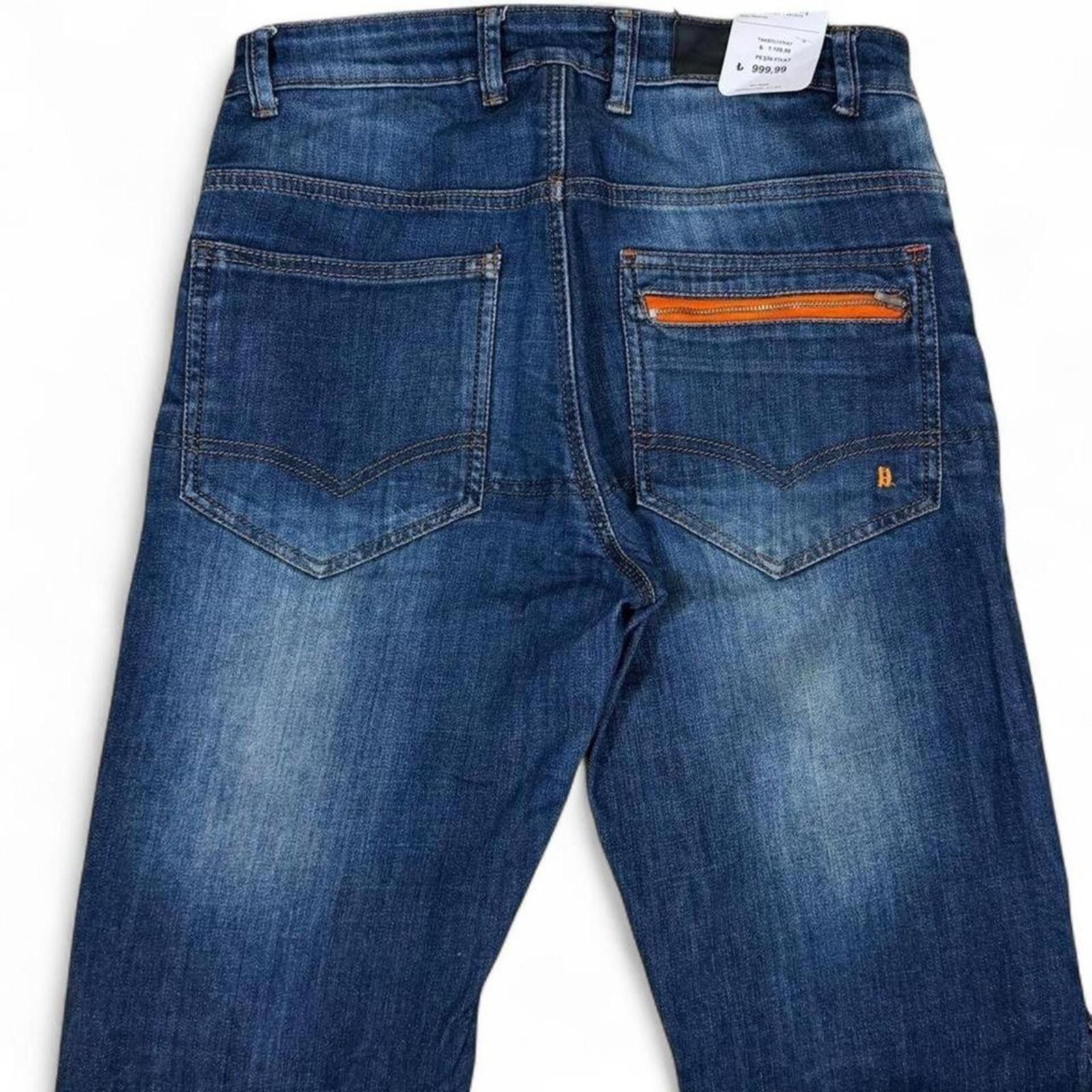 True Religion Hevik Straight fit knee pocket design denim jeans Size US 31 - 6 Thumbnail