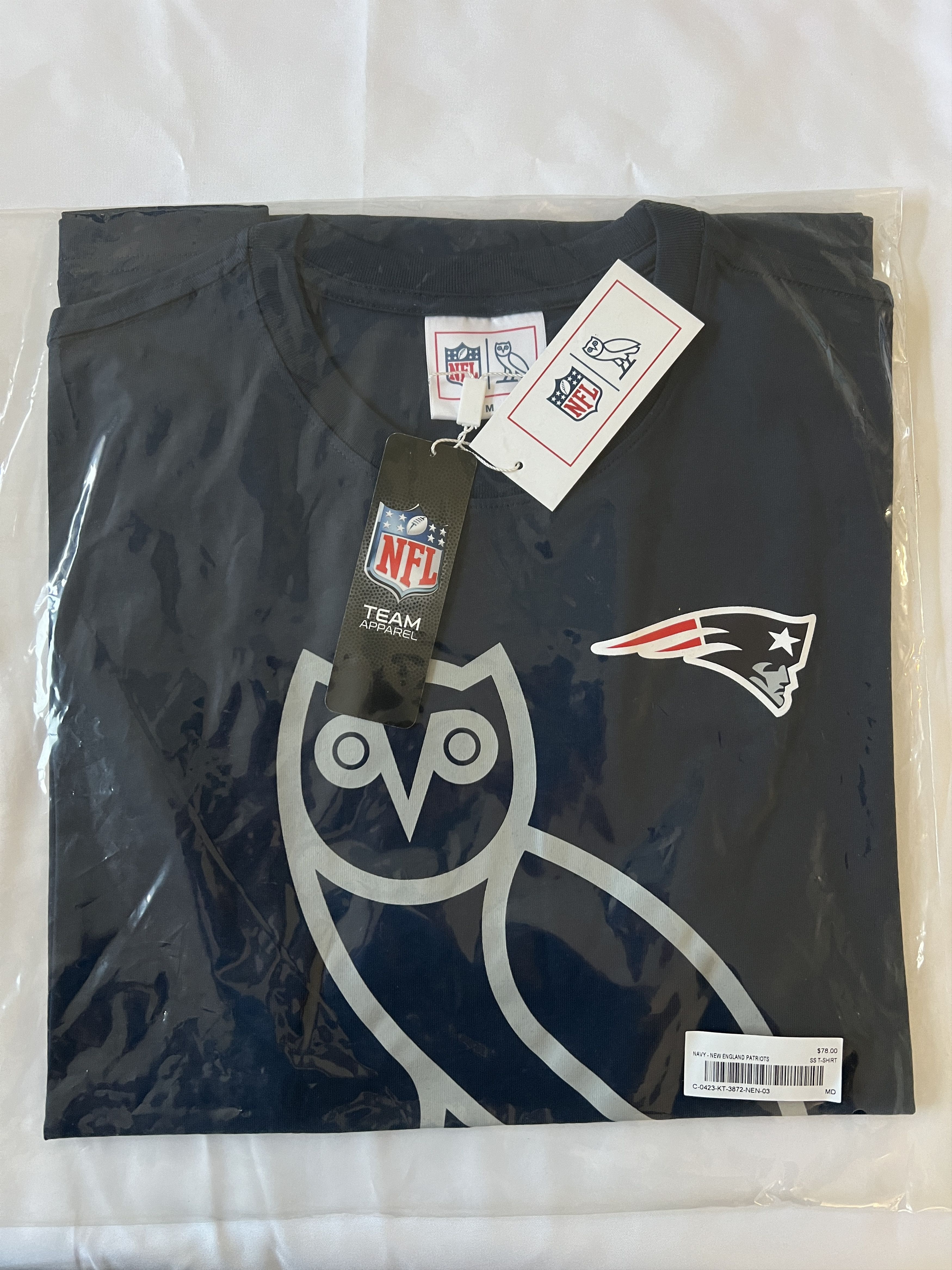 Drake OVO x NFL NEW ENGLAND PATRIOTS OG T-SHIRT Size US M / EU 48-50 / 2 - 1 Thumbnail