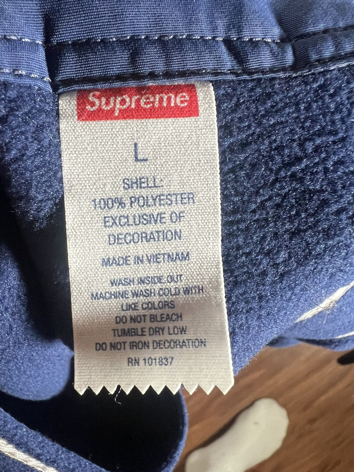 Supreme Supreme Polartec Baseball Jersey Size US L / EU 52-54 / 3 - 3 Thumbnail