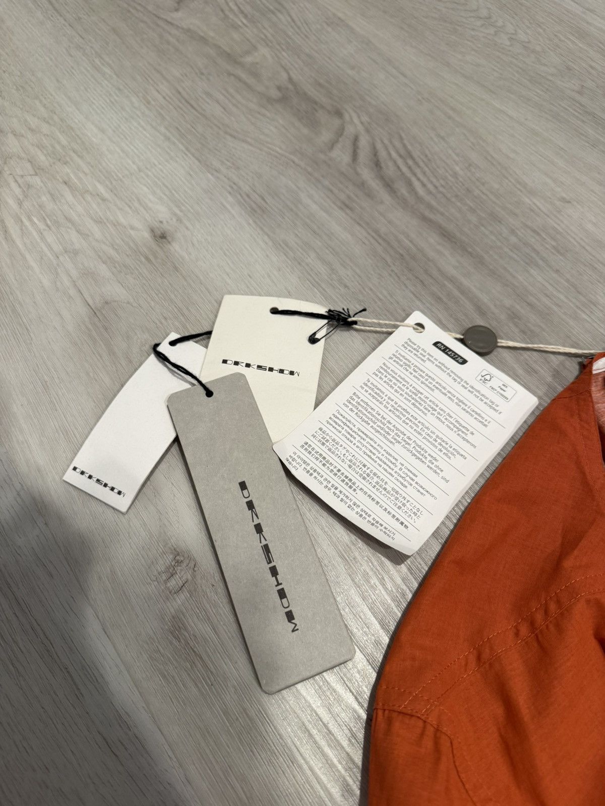 Rick Owens Drkshdw s/s 2023 lightweight cotton nwt bodybag flightsuit!! Size US 28 / EU 44 - 8 Thumbnail