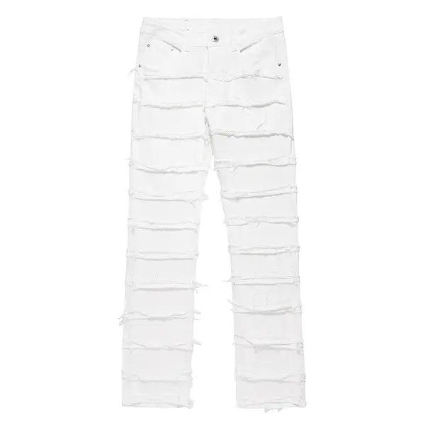 VIBE damaged flared grunge ripped jeans Size US 30 / EU 46 - 3 Thumbnail