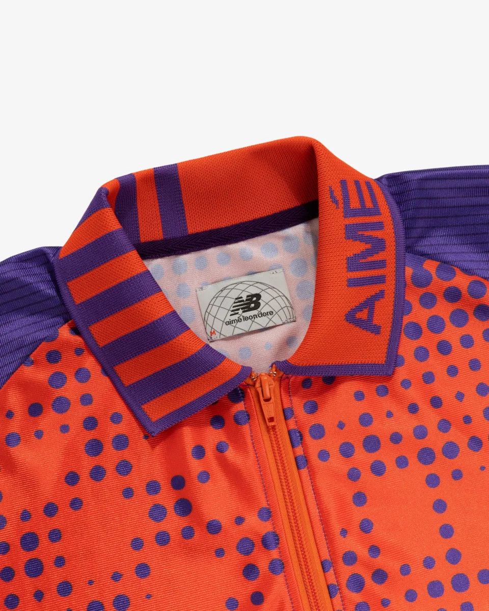 Aime Leon Dore × New Balance o1mle0725 ALD New Balance Sport Zip Polo Shirt Purple/Orange Size US M / EU 48-50 / 2 - 3 Thumbnail