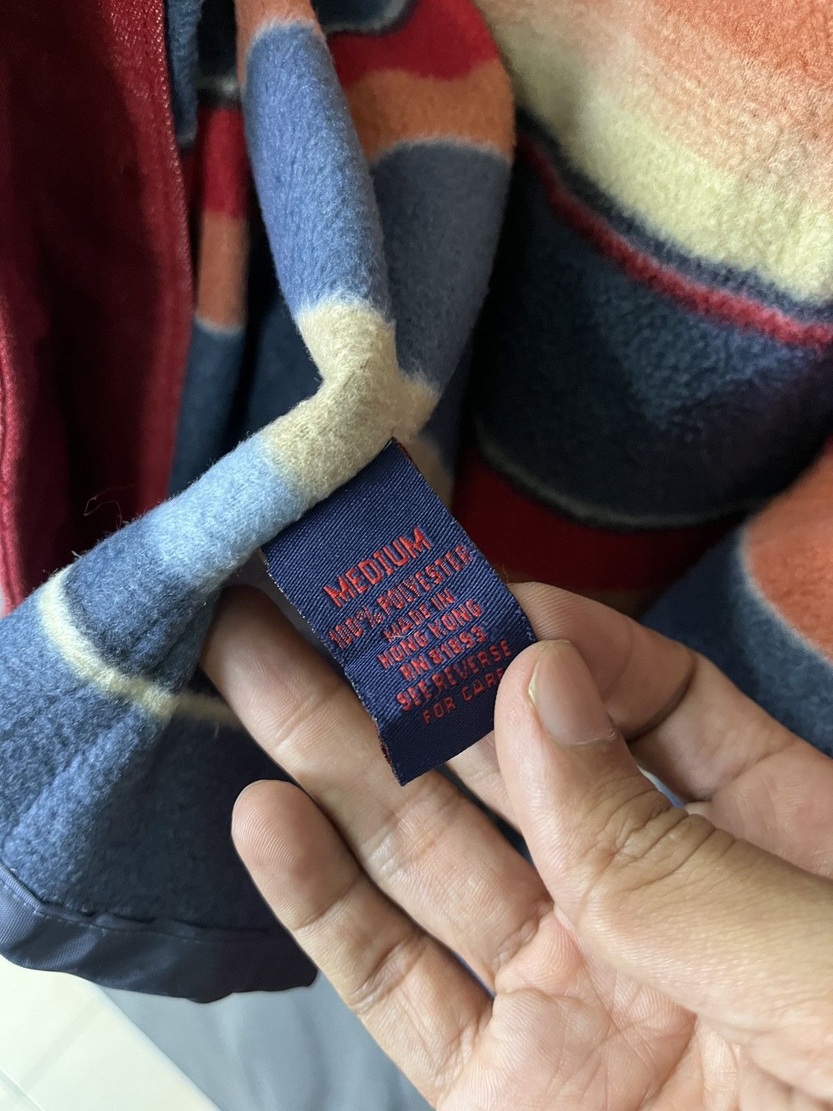 Denim & Co. × Japanese Brand Denim & Co Duffle Coat Red Denim Jacket w Detachable Lining Size US M / EU 48-50 / 2 - 10 Thumbnail