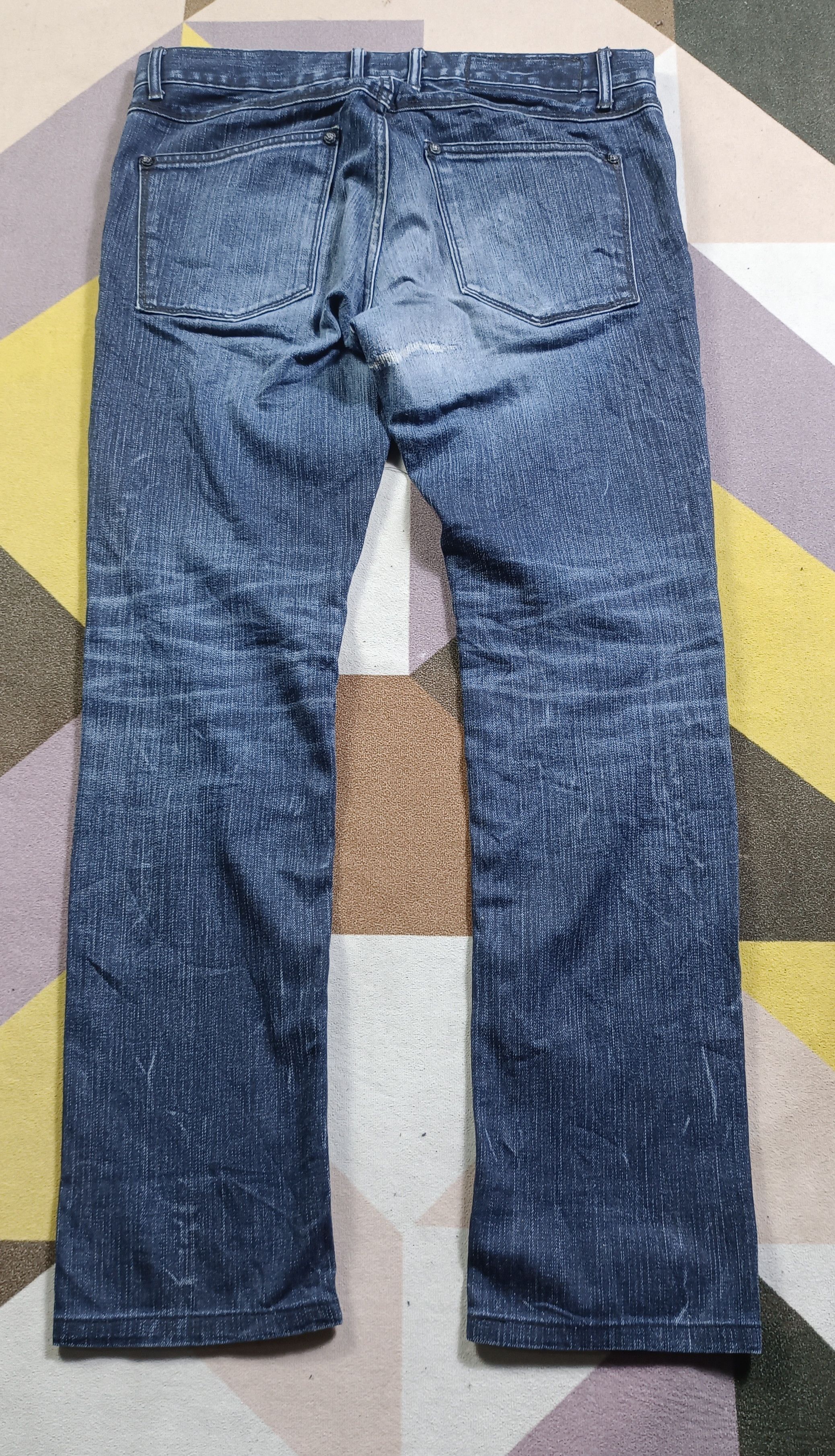 Japanese Brand Vintage🔥Blue Way JAPAN Distressed Jeans Size US 32 / EU 48 - 2 Thumbnail