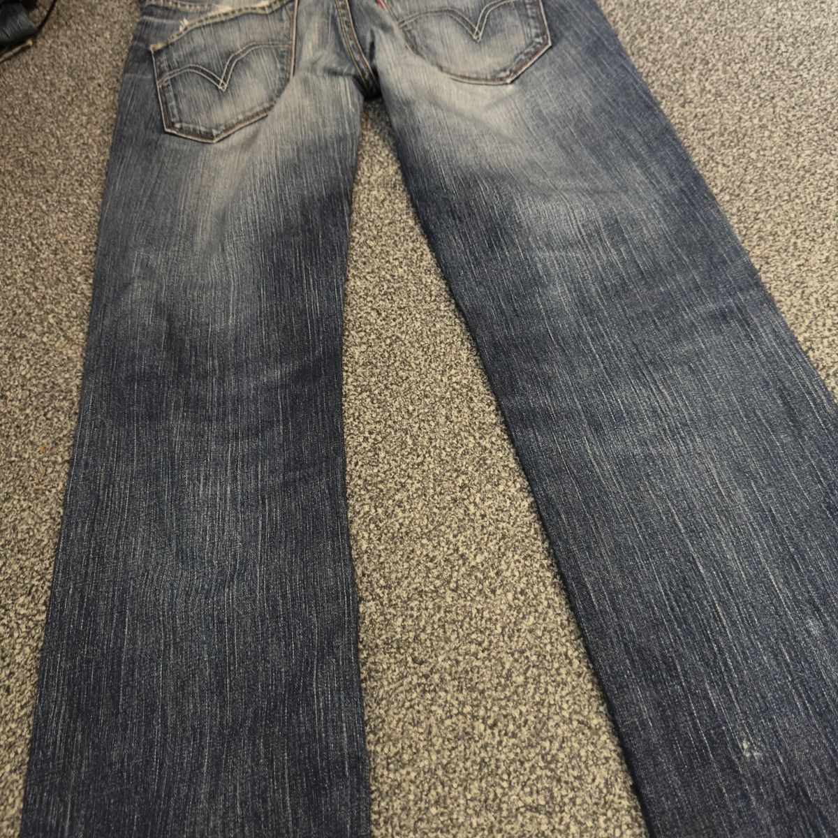 Beauty Beast Levis 511 Slim Cut Distressed Denim Size US 30 / EU 46 - 9 Thumbnail
