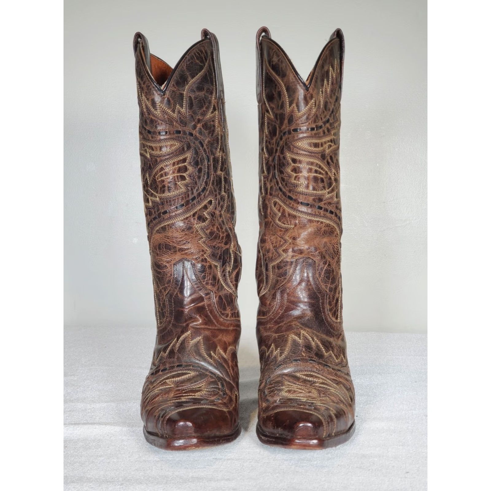 Dan Post Dan Post Sidewinder Boots Women's US 6.5 Brown Mad Cat Leather 3422 Western Size US 7 / IT 37 - 7 Thumbnail