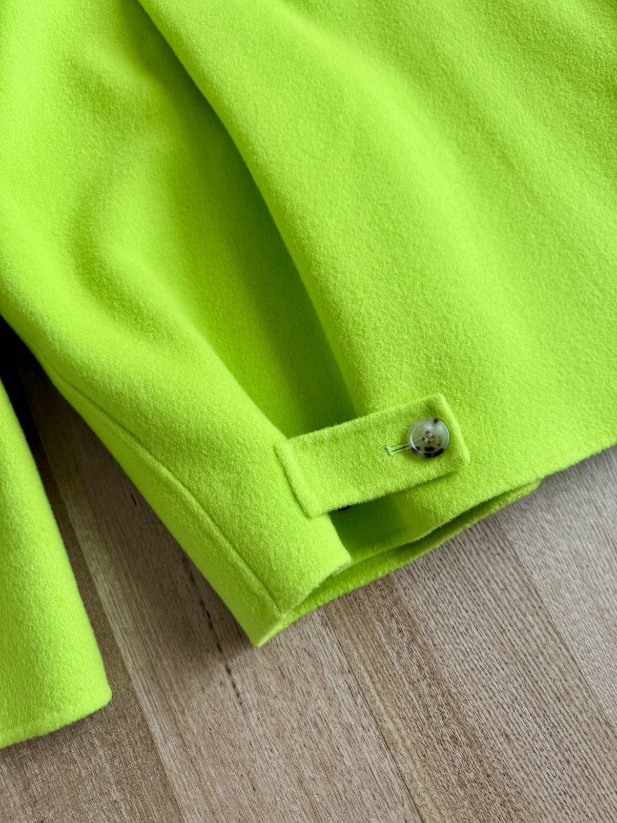 Acne Studios RARE Acne Studios Wool Jacket LIME GREEN Size 46 SS22 Size US S / EU 44-46 / 1 - 11 Thumbnail