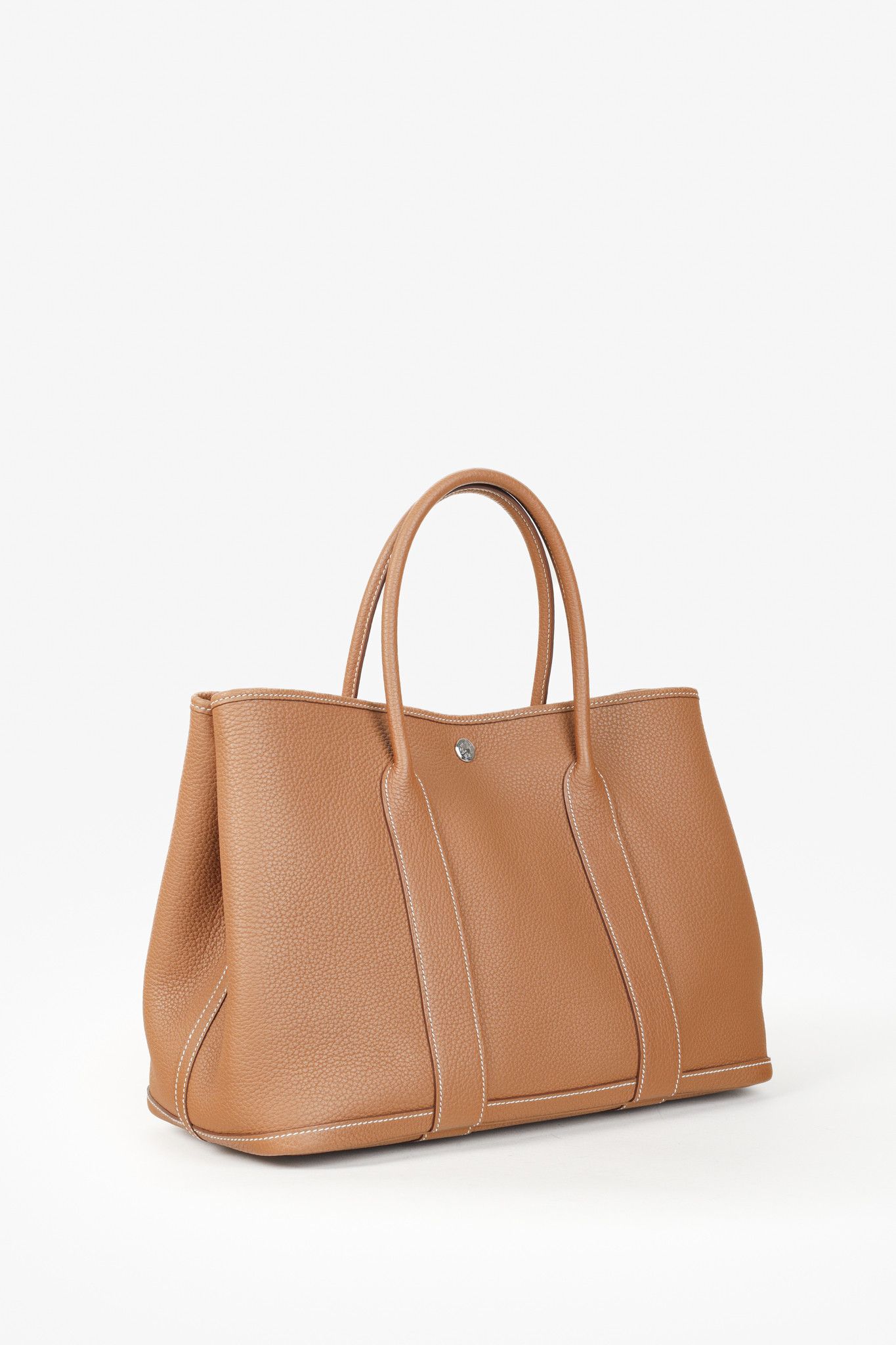 Hermes Hermes Gold Negonda Garden Party 36 Brown Leather Tote Size ONE SIZE - 2 Thumbnail