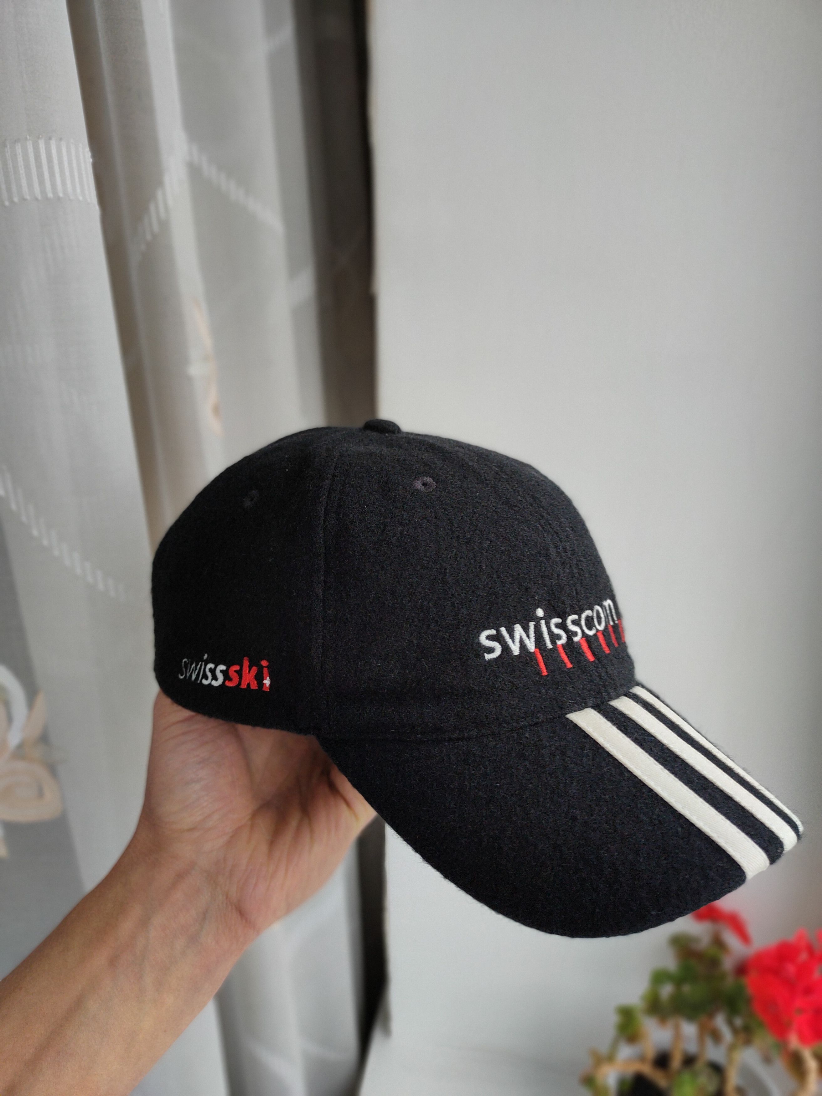 Adidas Vintage Y2K Adidas Cap Hat Earflap Adidas Swissski Wool cap Size ONE SIZE - 7 Thumbnail