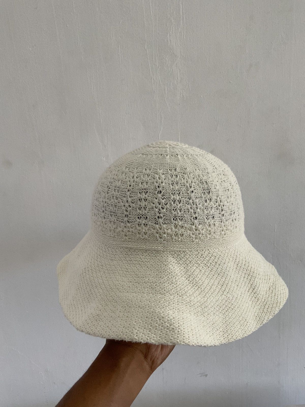 Japanese Brand Sugai Original White Bucket Hat Size ONE SIZE - 5 Thumbnail