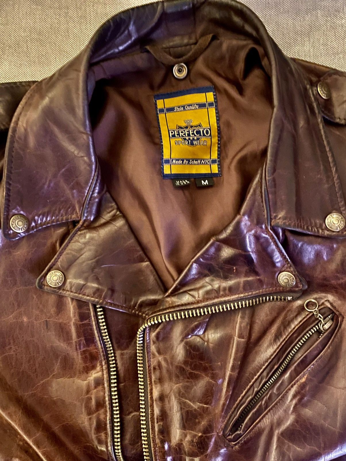 Schott Schott NYC Perfecto Leather Jacket Size US M / EU 48-50 / 2 - 4 Thumbnail