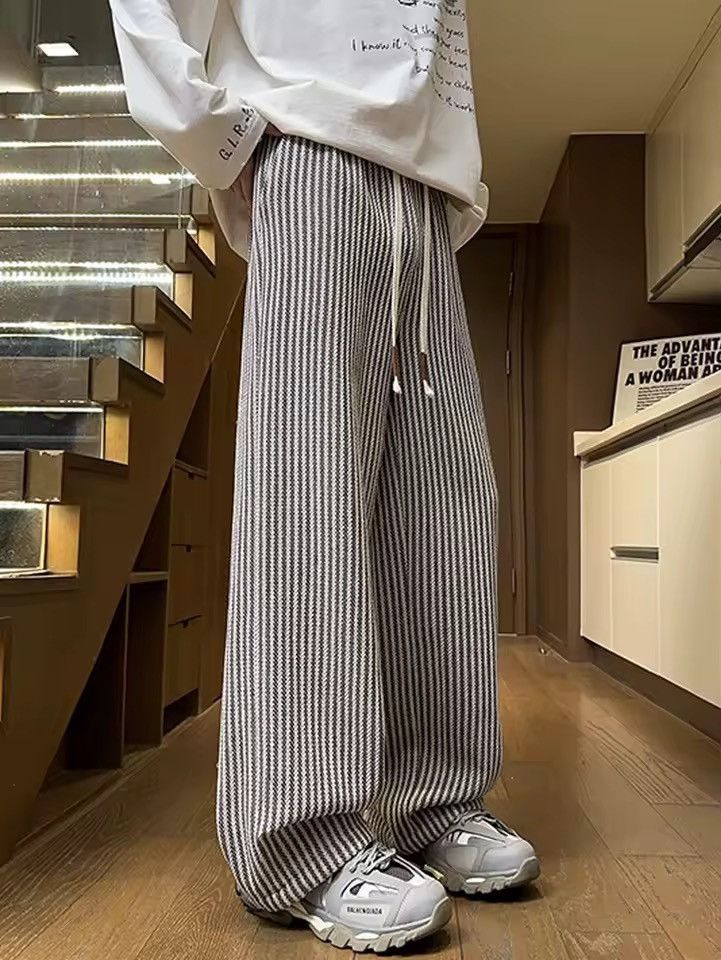 Japanese Brand Cozy Striped Casual Streetwear Comfortably Pants Trousers Size US 30 / EU 46 - 1 Thumbnail