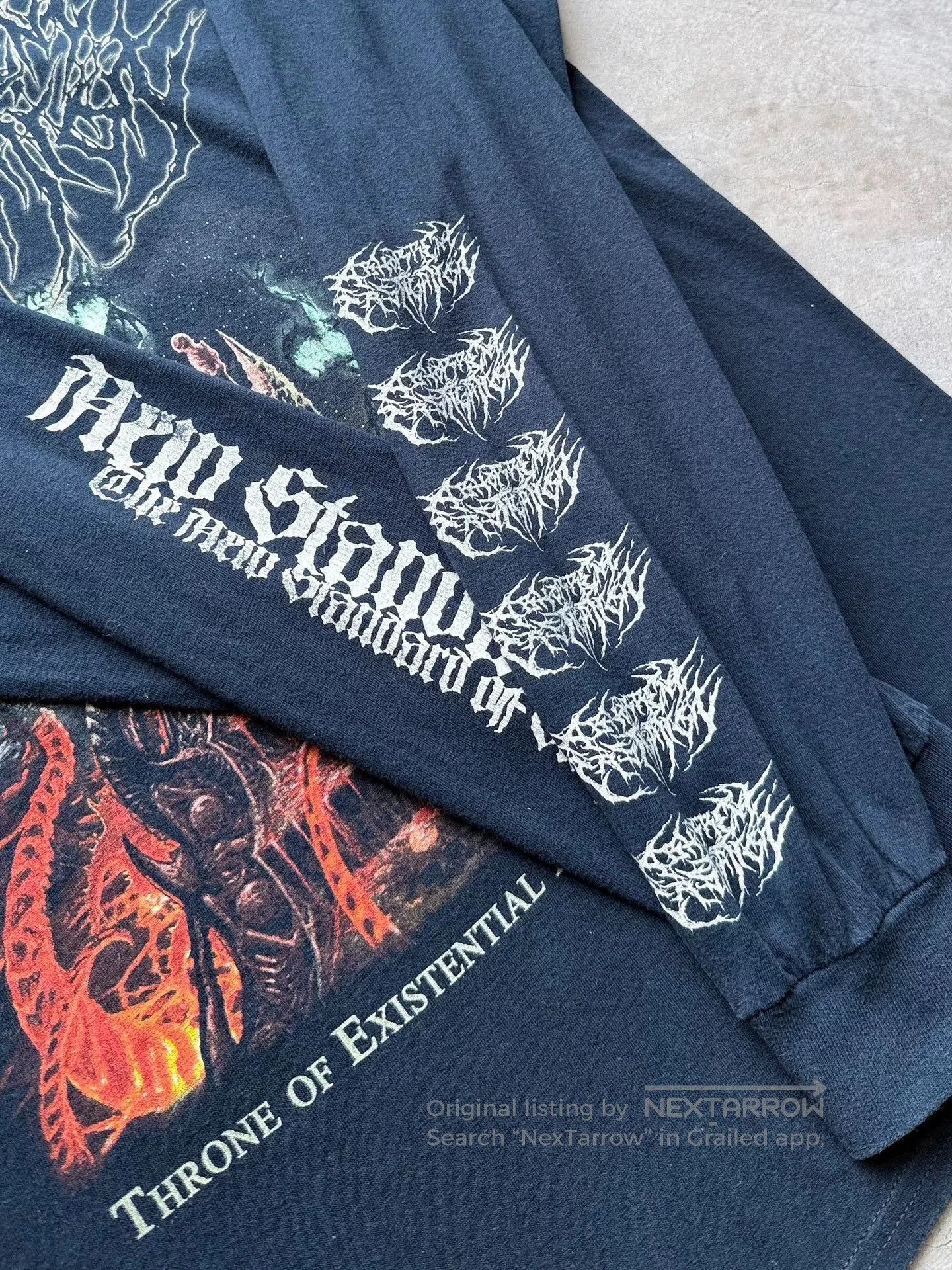 Vintage Vintage 00s Abhorrent Castigation Band Tee. Size US L / EU 52-54 / 3 - 5 Thumbnail