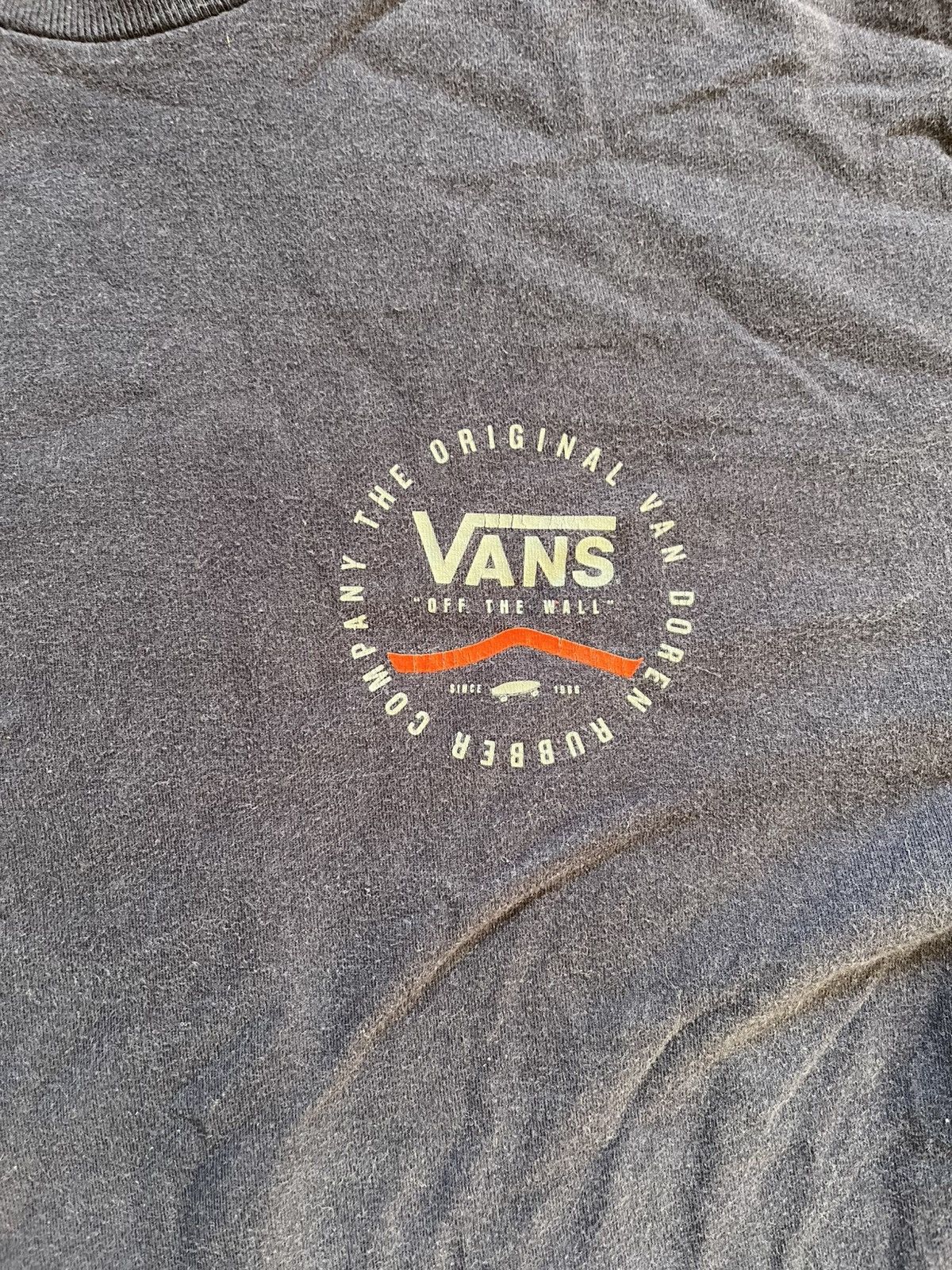 Vans Vans Original Logo Youth Medium Blue T-Shirt Size US XXS / EU 40 - 2 Thumbnail
