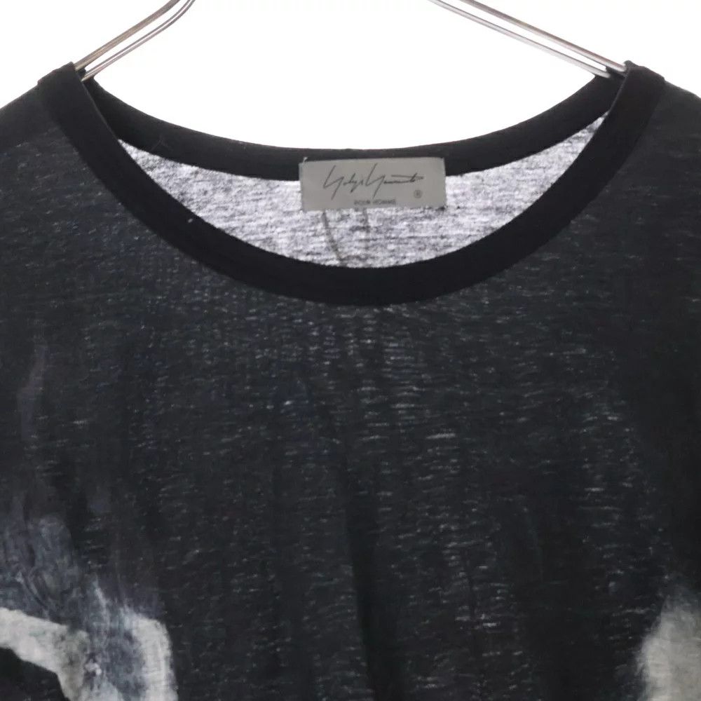 Yohji Yamamoto Yohji Yamamoto POUR HOMME 21AW Printed Long Sleeve T-Shirt Size US L / EU 52-54 / 3 - 3 Thumbnail