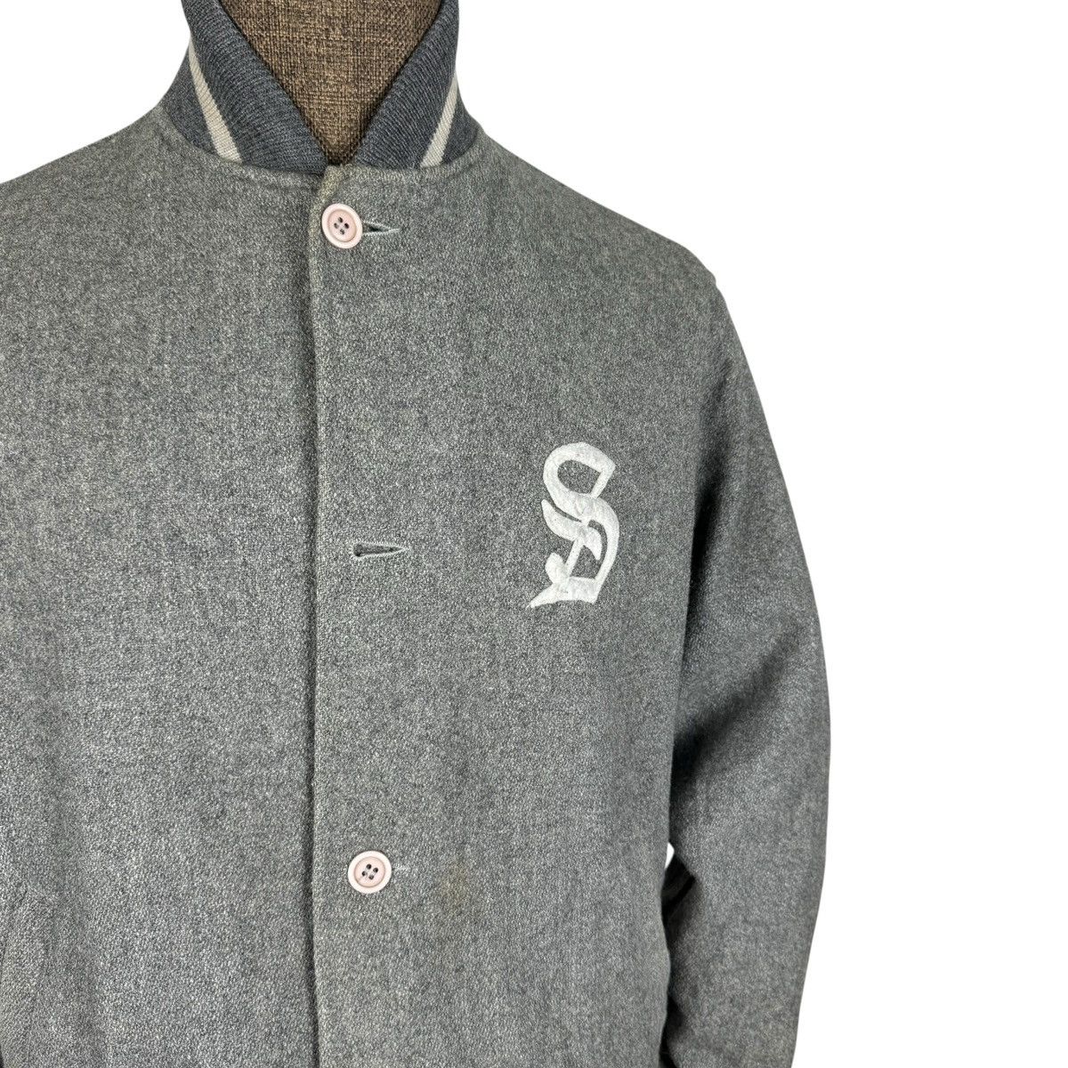 Supreme 🔥VINTAGE SUPREME WOOL CAPITAL S VARSITY JACKET Size US M / EU 48-50 / 2 - 2 Thumbnail