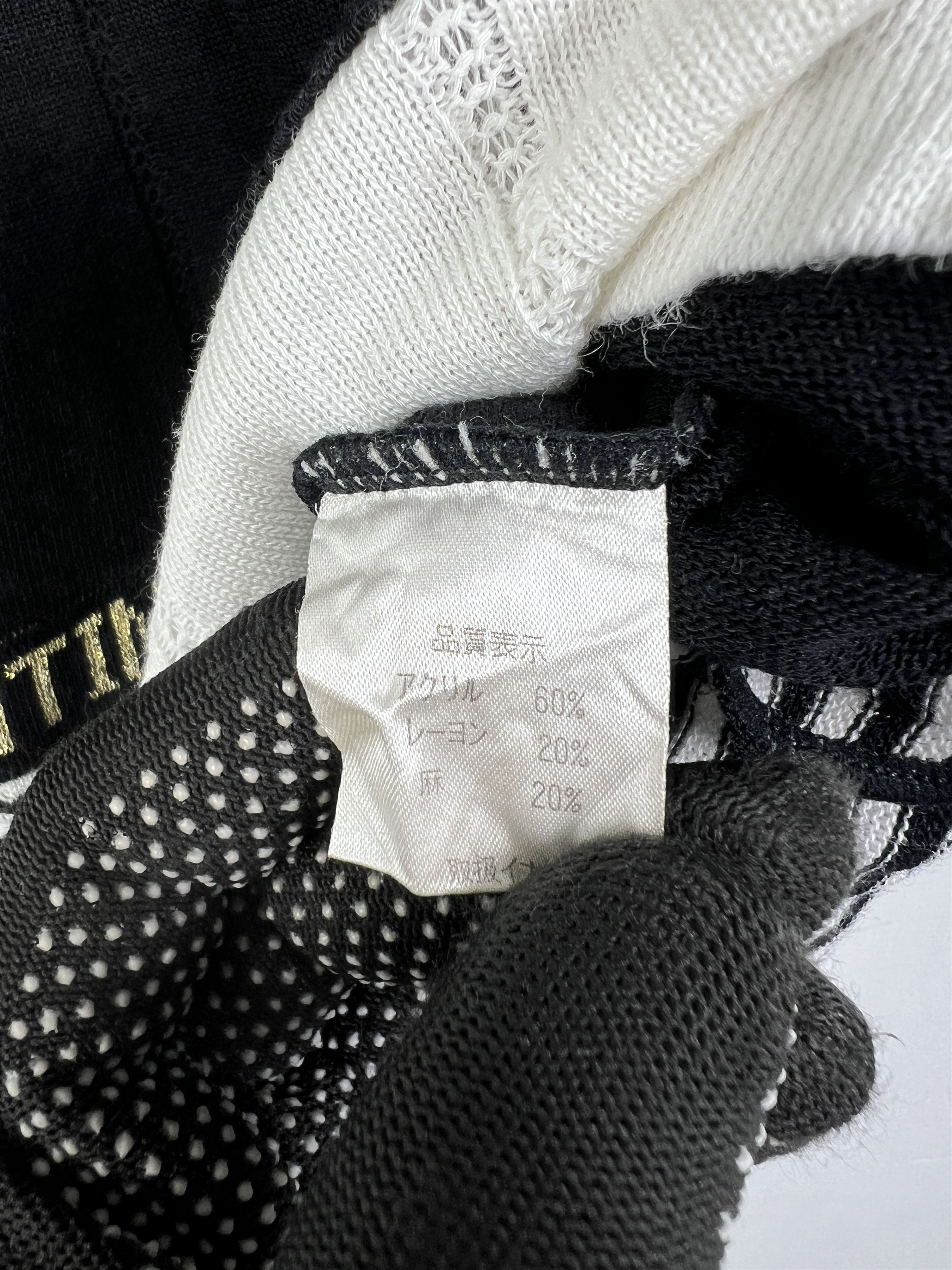 Gianni Valentino × Valentino Vintage Gianni Valentino Knit Blouse (L) GTMPT909 Size L / US 10 / IT 46 - 7 Thumbnail