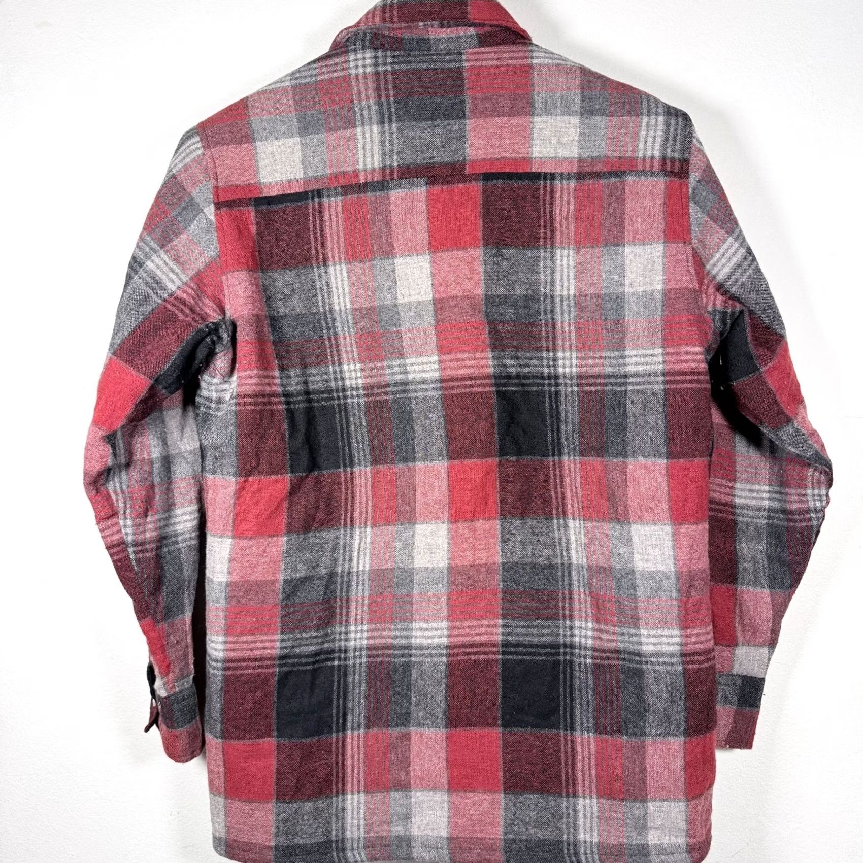 Lord & Taylor Vintage Lord & Taylor Quilted Lined Flannel Jacket Red Black Plaid Men's Medium Size US M / EU 48-50 / 2 - 2 Thumbnail