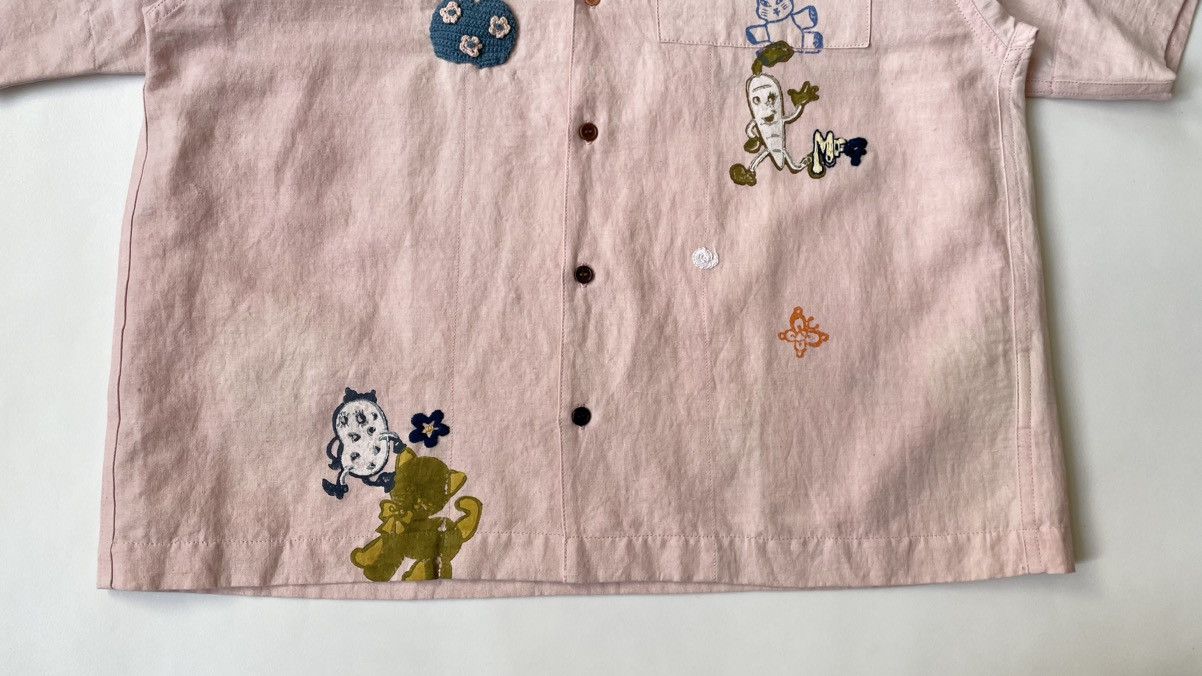 Story Mfg. ‘Greetings’ Embroidered Boxy Shirt Size US S / EU 44-46 / 1 - 8 Thumbnail