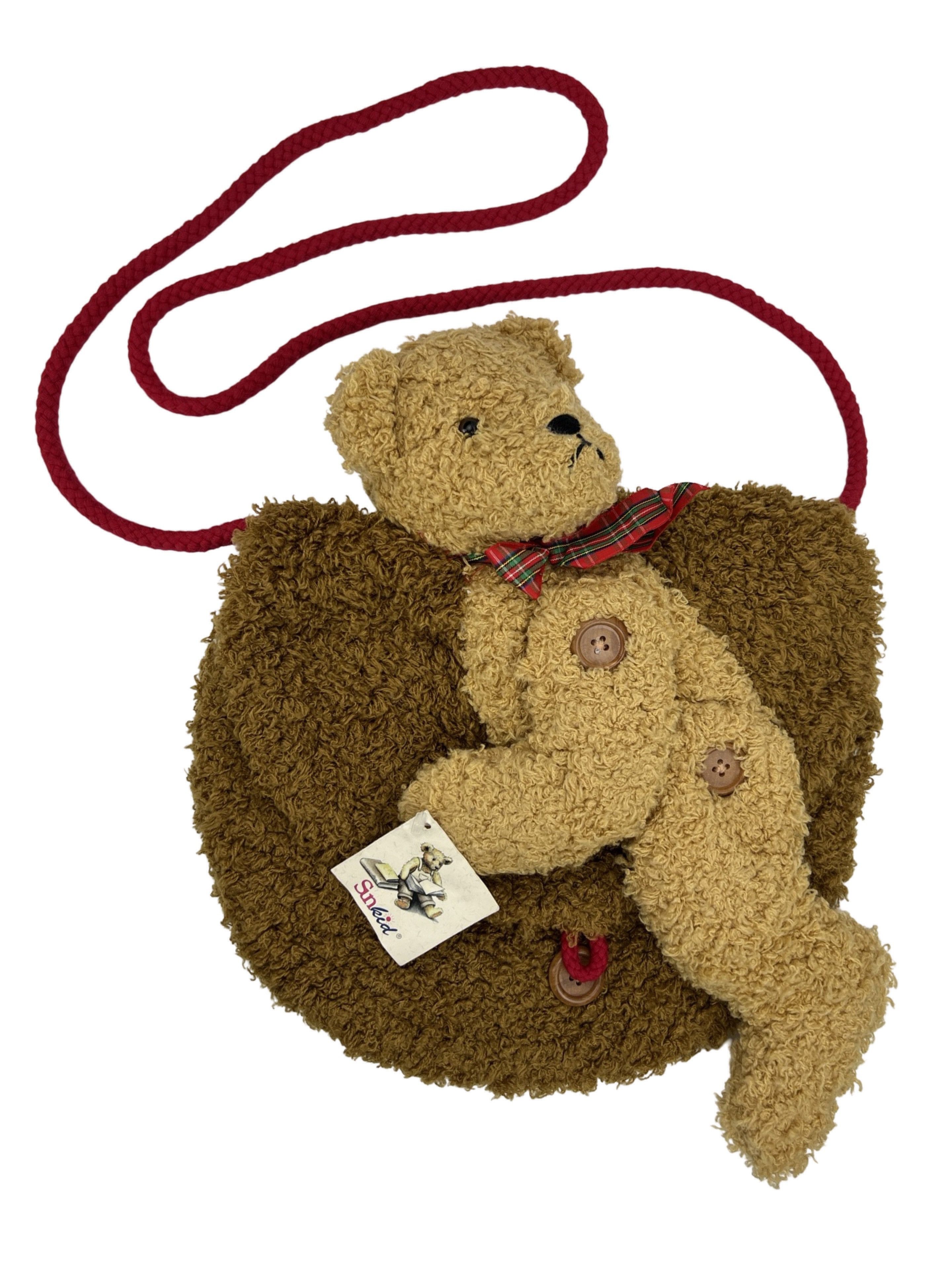 Hysteric Glamour x Vintage Unique Teddy Bear Messenger Mini Bag Kidcore in Brown, Women's