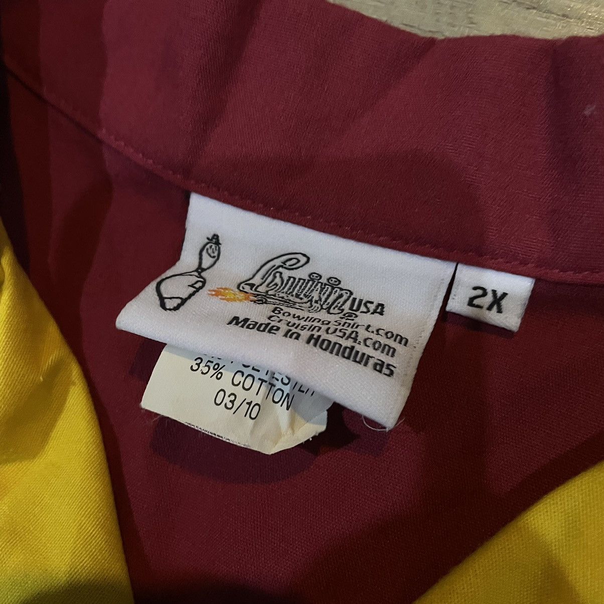 Vintage Cruisin bowling shirt Size US XXL / EU 58 / 5 - 4 Thumbnail