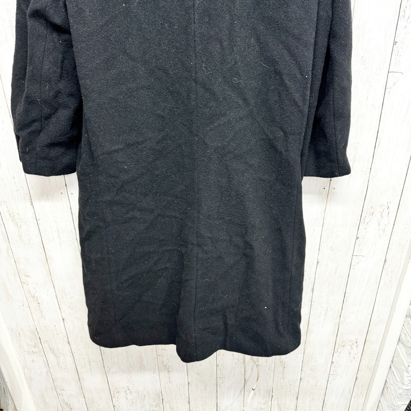 Vintage Vintage Projections Coat Black Peacoat Button Front Outdoor Size L / US 10 / IT 46 - 7 Thumbnail
