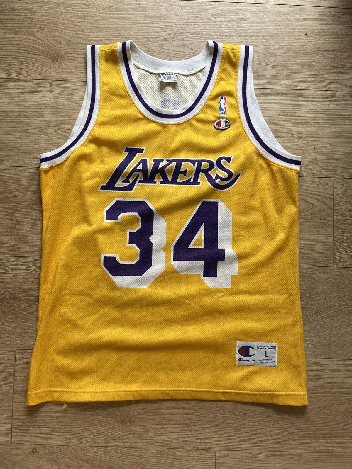 Champion × NBA Champion NBA L. A. Lakers Shaquille O’Neal Basketball Jersey Size US L / EU 52-54 / 3 - 1 Thumbnail