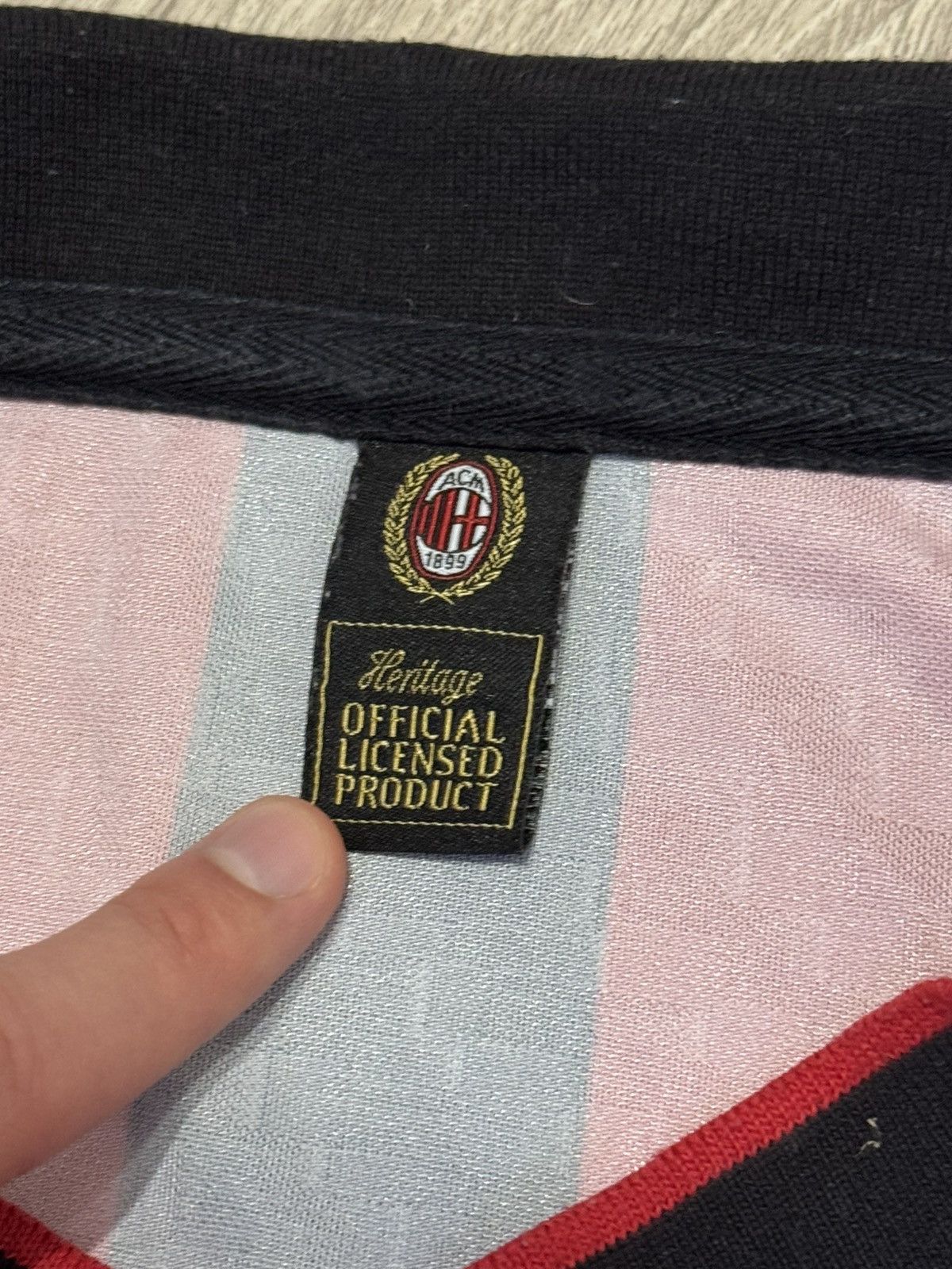 Vintage 🔷Retro AC Milan 1995/96 Soccer jersey🔷 Size US XL / EU 56 / 4 - 3 Thumbnail