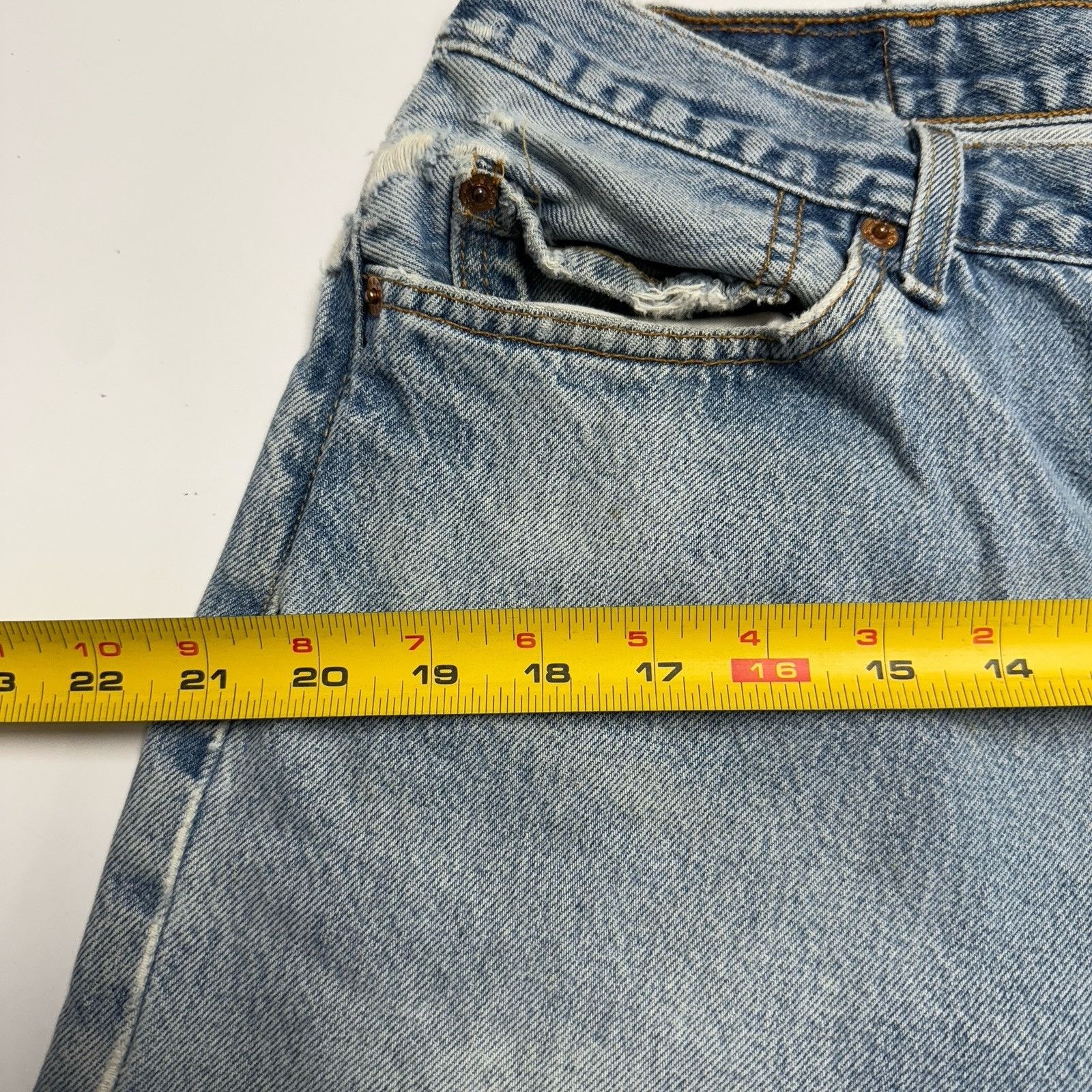 Levi's Levi's 501xx Jeans Mens Size 38x36 (32x30.5) Light Wash Deni Size US 38 / EU 54 - 15 Thumbnail
