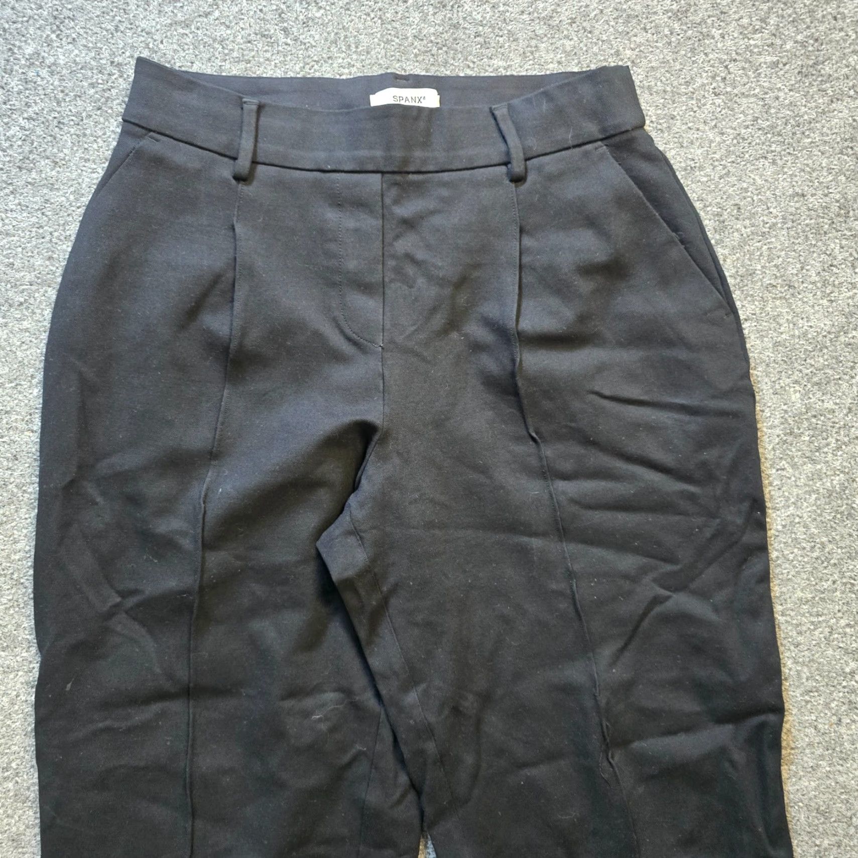 Spanx Spanx Pants Womens Size Small Black Perfect Fit Ponte Barrel Leg Pockets Casual Shirt Size 28" / US 6 / IT 42 - 2 Thumbnail