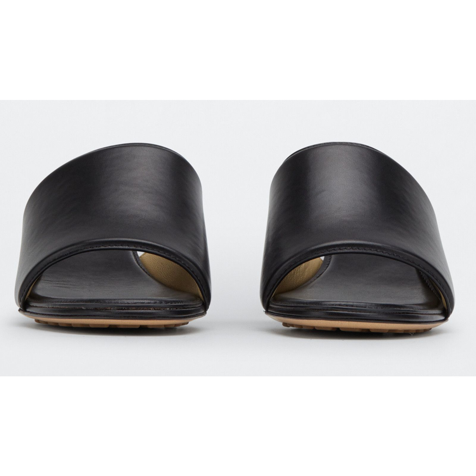 Bottega Veneta Bottega Veneta Band Black Calf Leather Sandal Backless Size US 6.5 / IT 36.5 - 5 Thumbnail