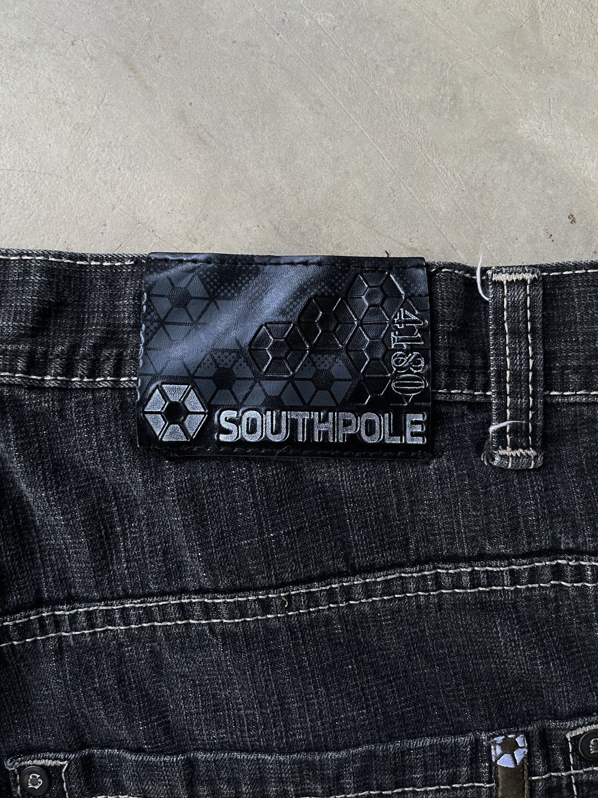 Southpole Vintage Southpole Baggy Jeans Brown Tab Hip-Hop Skater Style Size US 34 / EU 50 - 17 Thumbnail